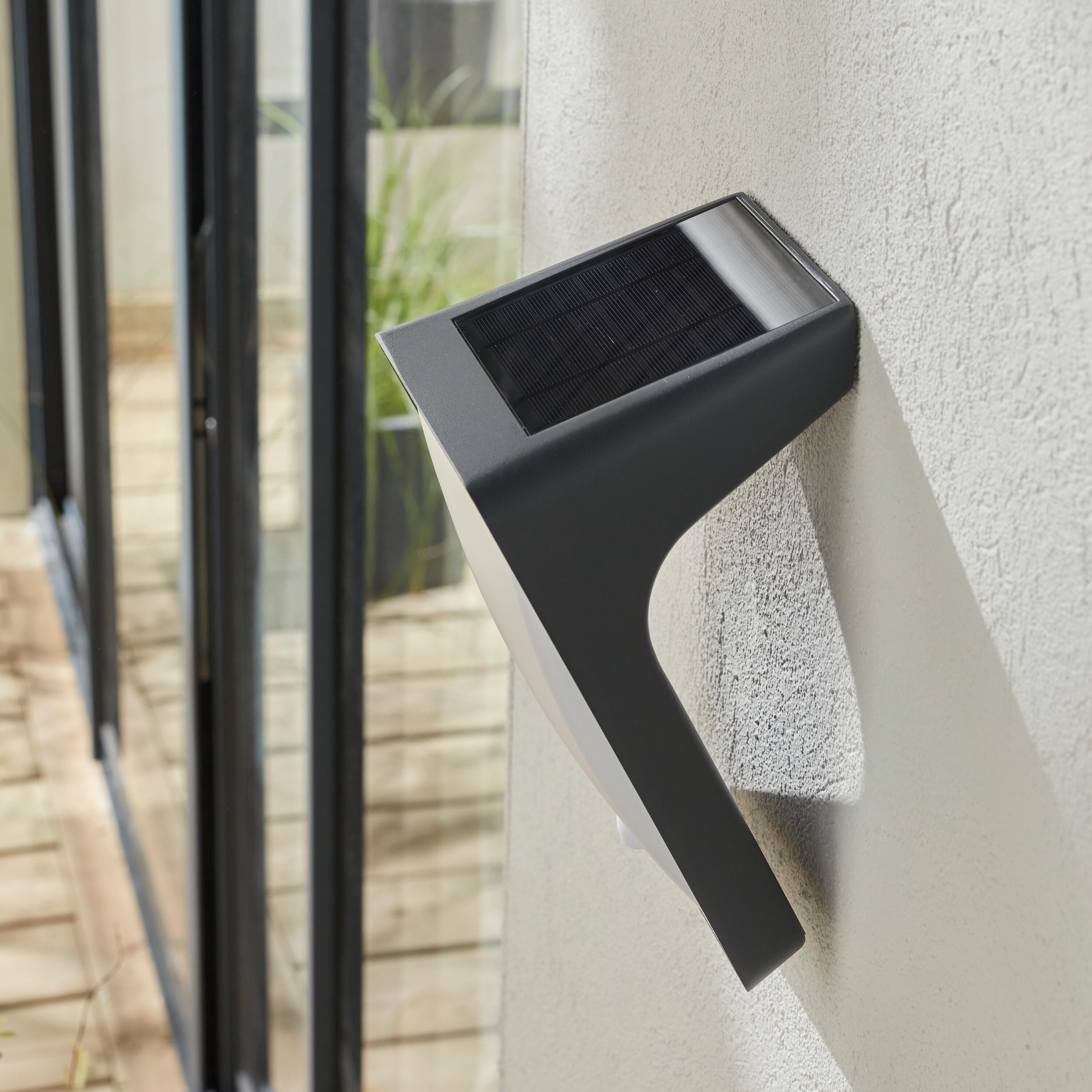 Applique solaire avec détecteur Algoa 1200 Lumen, blanc neutre, noir INSPIRE - 3