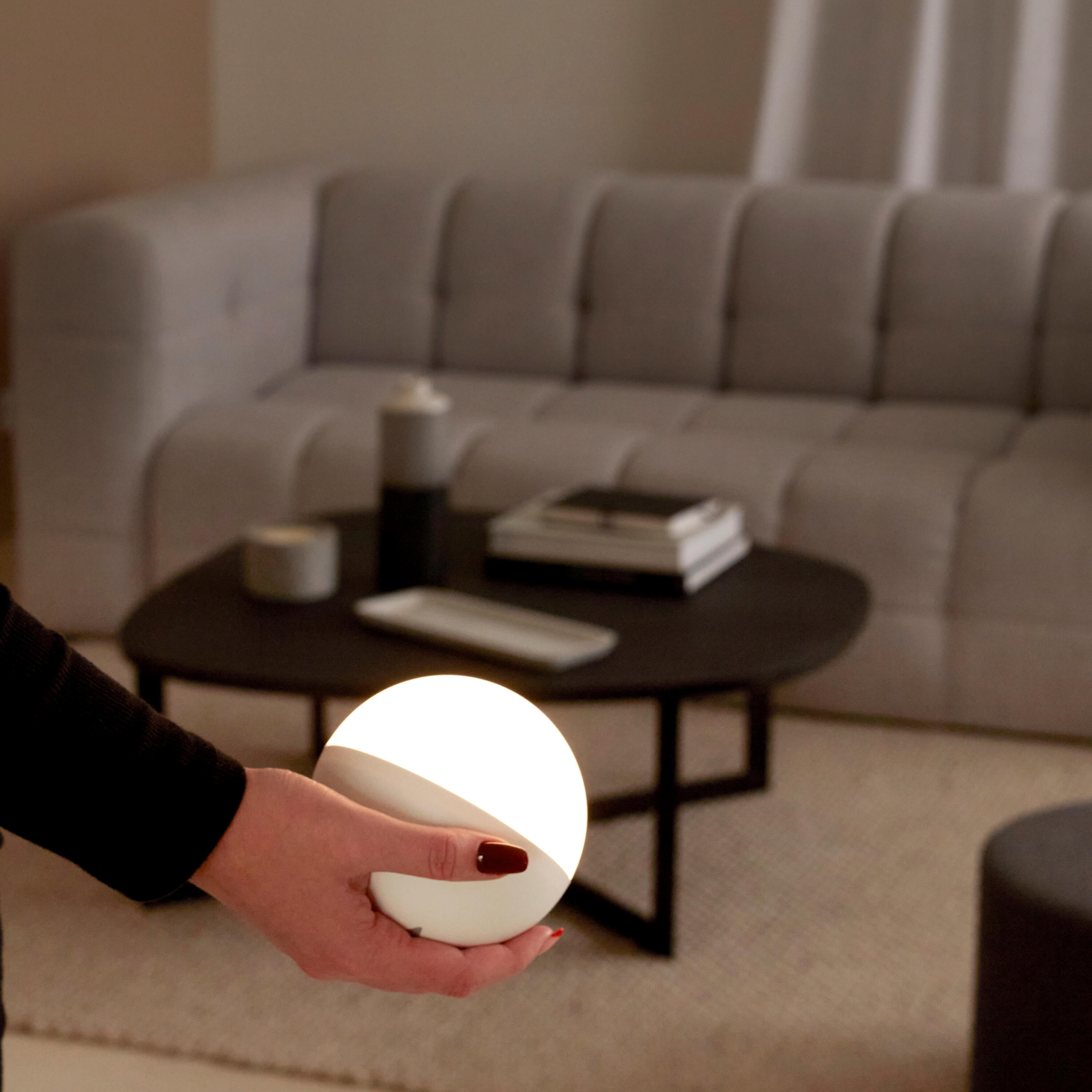 Boule lumineuse LED intensité variable lumière chaude, Caspe INSPIRE - 5