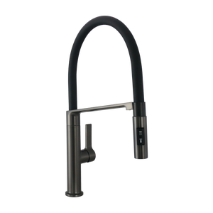 Mitigeur de cuisine avec douchette DELINIA Oly anthracite