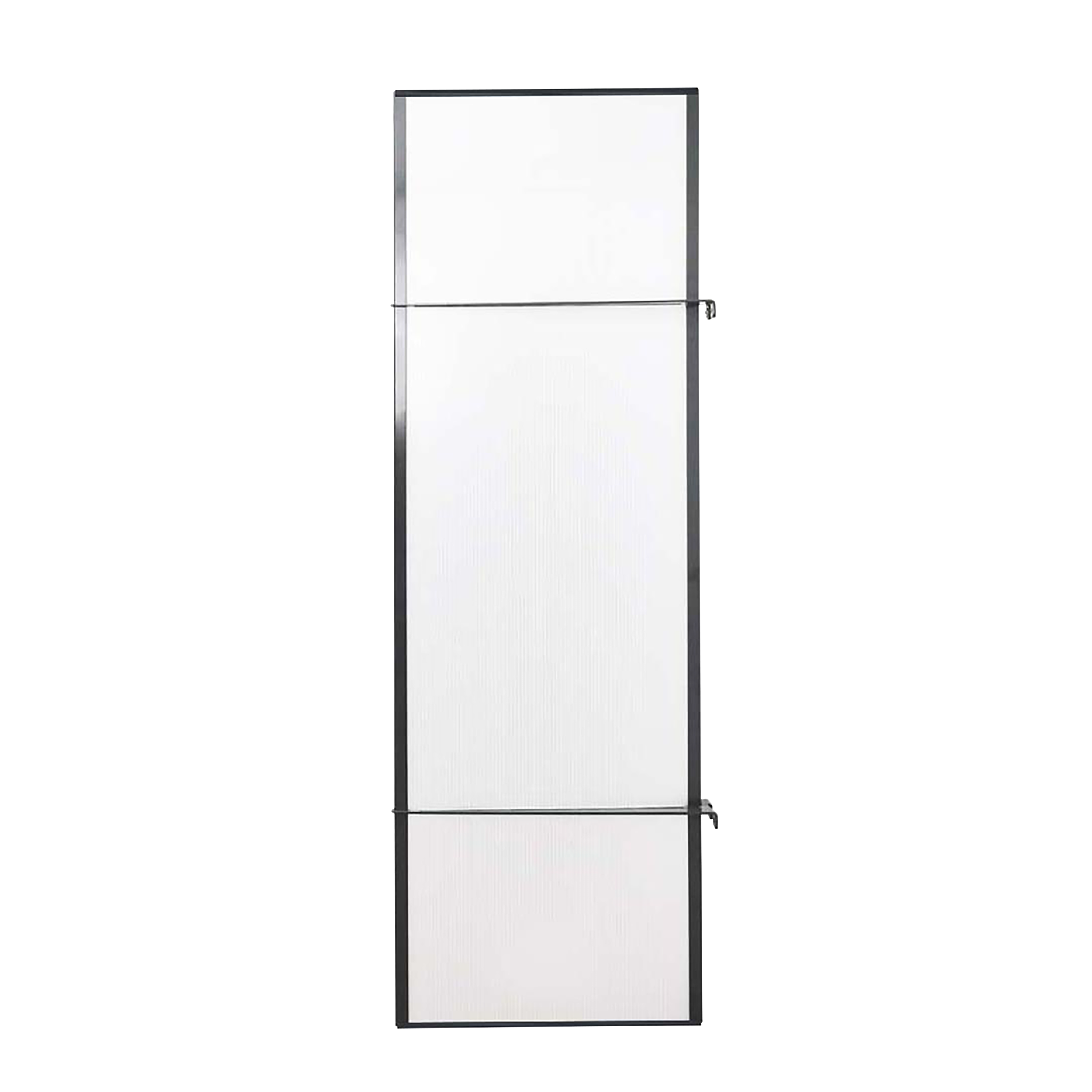 Ściana boczna do daszka nad drzwi Lightline PRO antracyt 163x54x54 cm Robelit