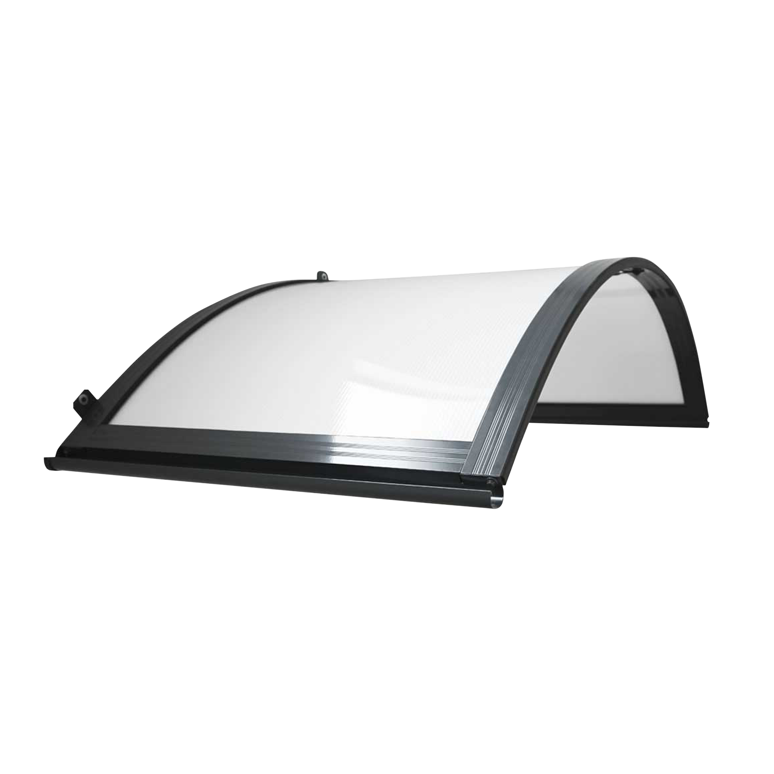 Daszek nad drzwiowy łukowy antracyt 158x90x38 Robelit
