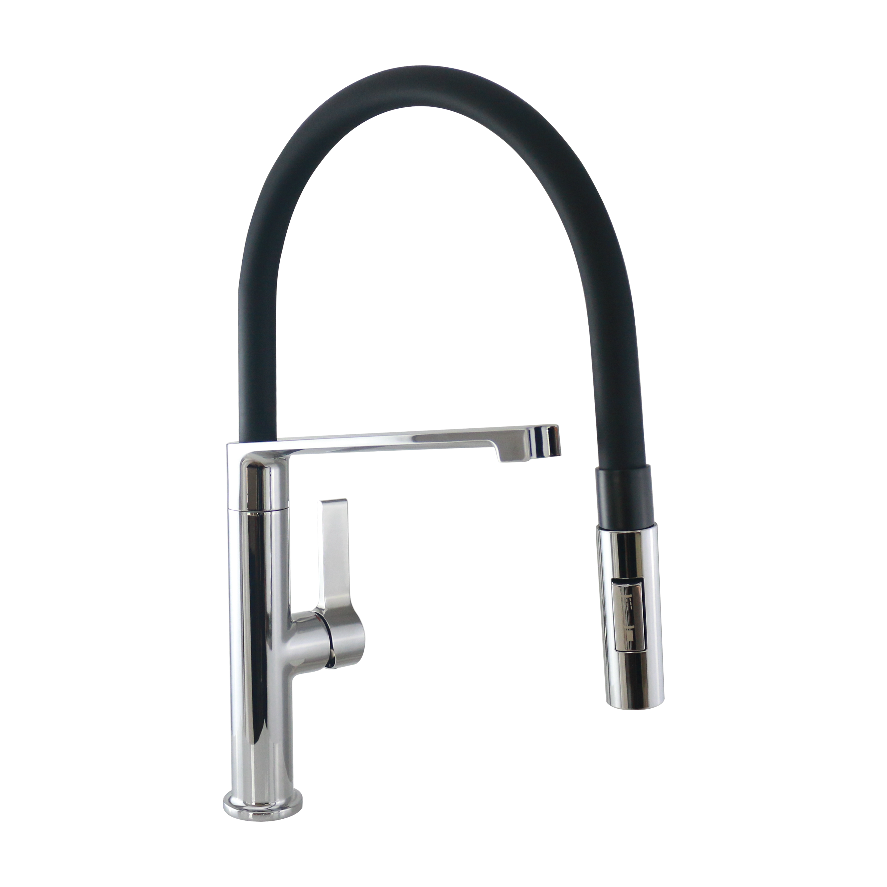 Mitigeur de cuisine avec douchette DELINIA Oly noir / chrome - 6