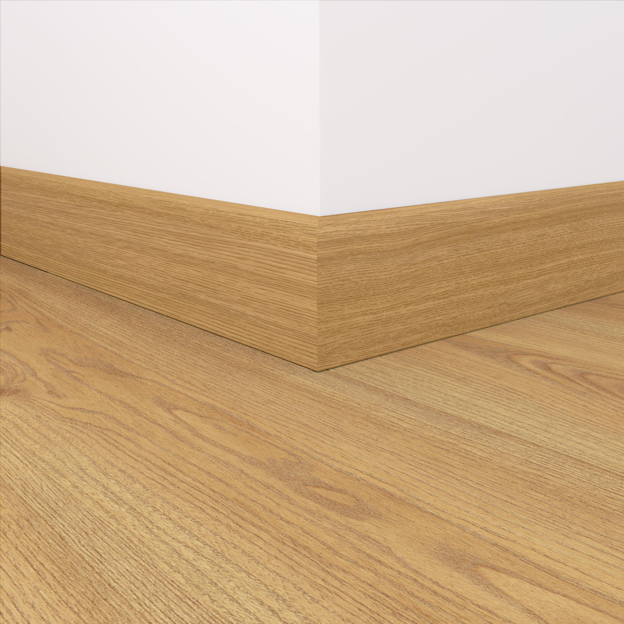 Rodapé MDF castanho semi mate 14x78x2400 mm Artens NAT375 - 3