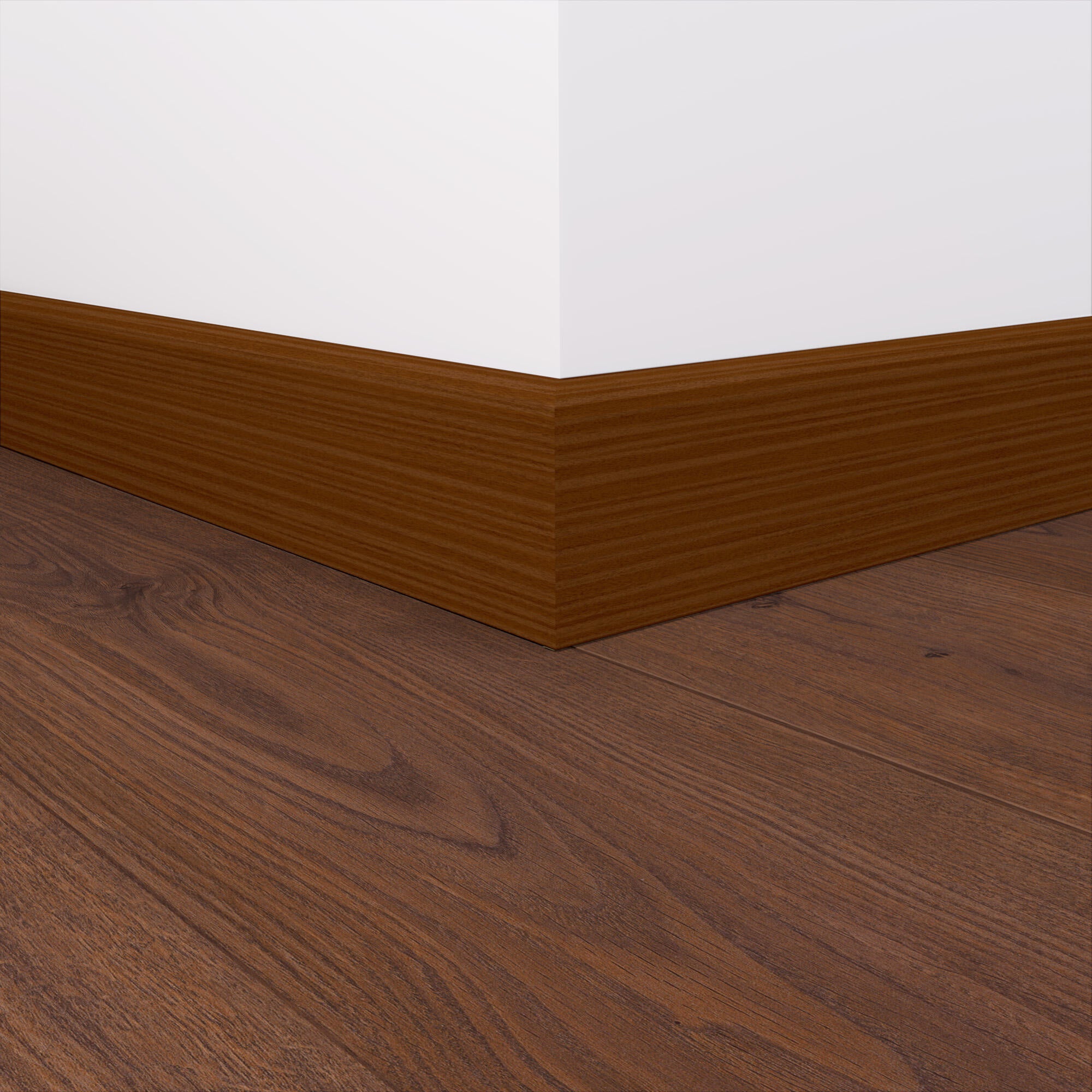 Rodapé MDF vermelho semi mate 14x78x2400 mm Artens OSC415 - 2