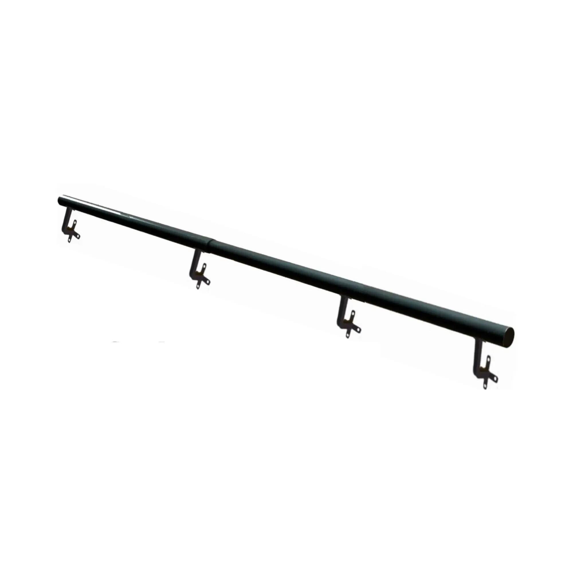 Kit pasamanos de pared extensible entre 150-300cm color negro