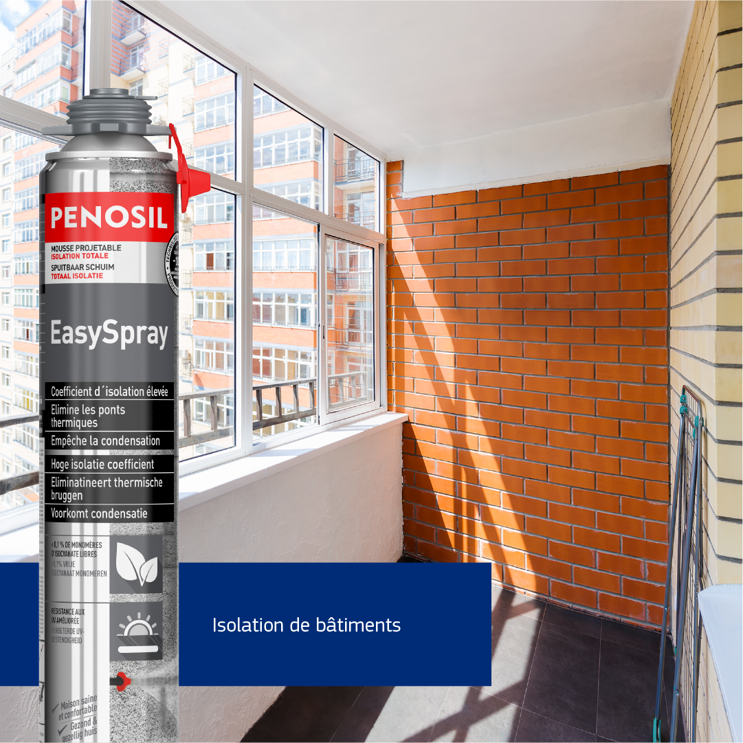 Mousse expansive pistolable PENOSIL, blanc, 700 ml - 2