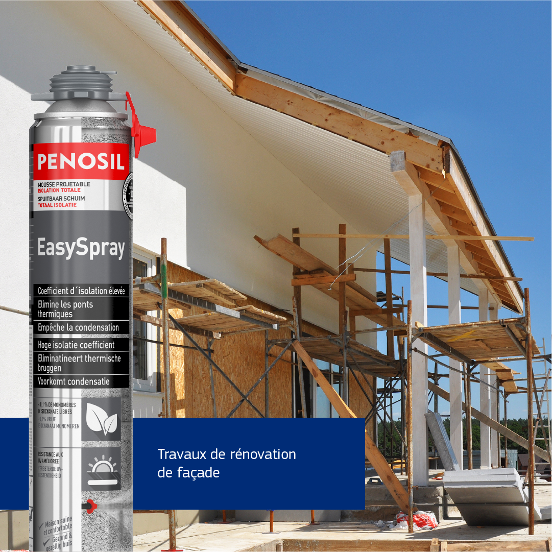 Mousse expansive pistolable PENOSIL, blanc, 700 ml - 5