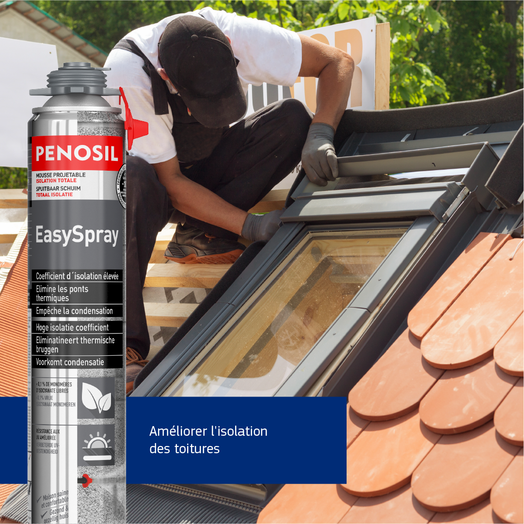 Mousse expansive pistolable PENOSIL, blanc, 700 ml - 4