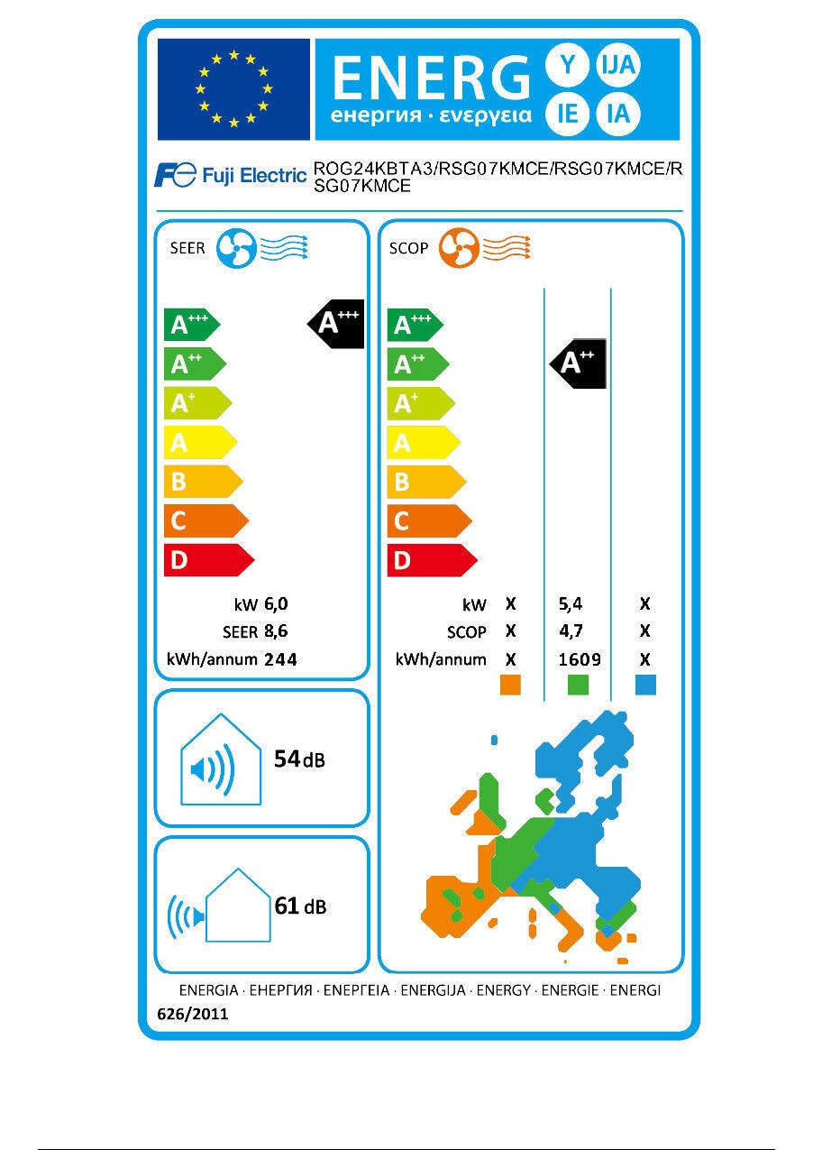 Unité extérieure pompe à chaleur air/air Trisplit SAUTER Batura, 6800W - 5