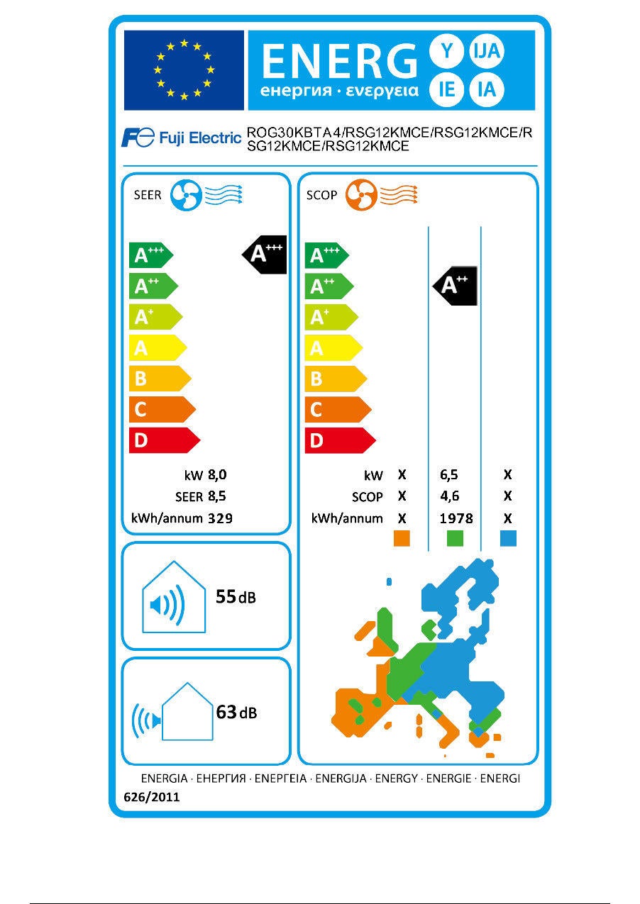 Unité extérieure pompe à chaleur air/air Quadrisplit SAUTER Batura, 8000W - 4