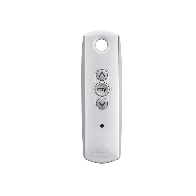 Telecomando Rolling code SOMFY SITUO 1 SF/1870405 in abs bianco 433.92 MHZ 2 canali