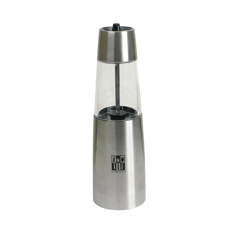 Młynek elektryczny metalowy do pieprzu i soli Ambition
