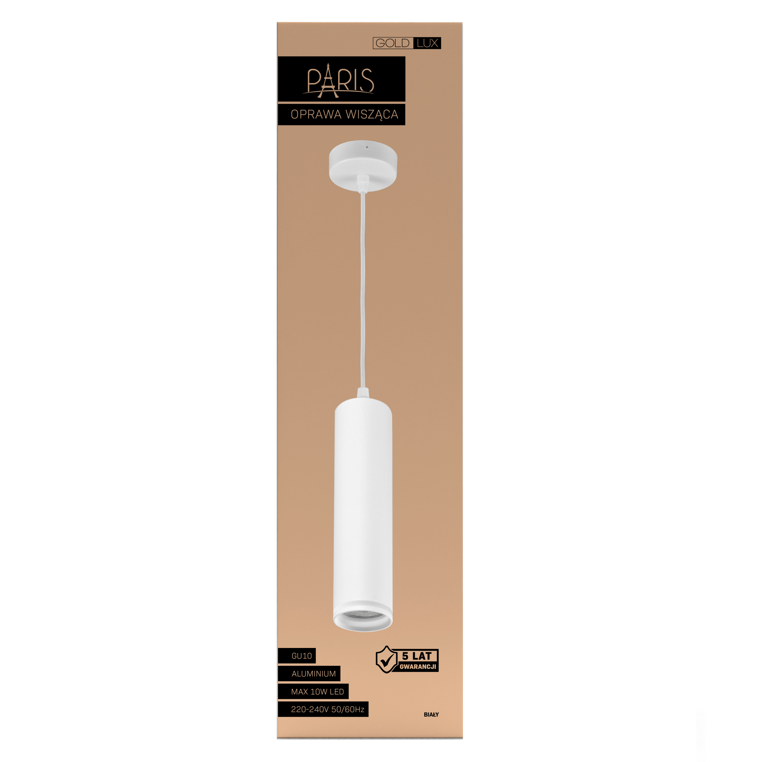 Lampa wisząca Paris biała GU10 Goldlux - 7