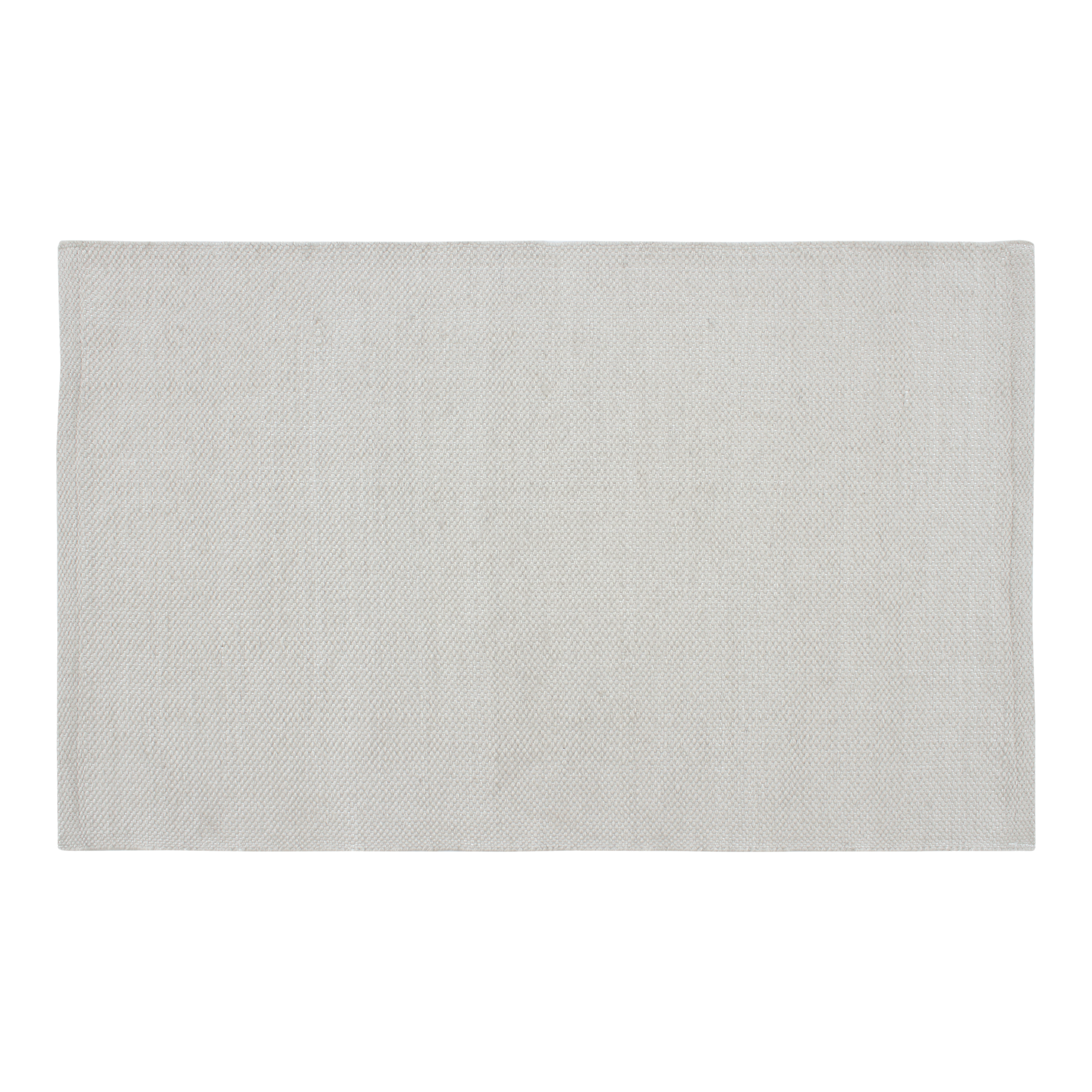 Alfombra de baño rectangular 50x80 cm beige