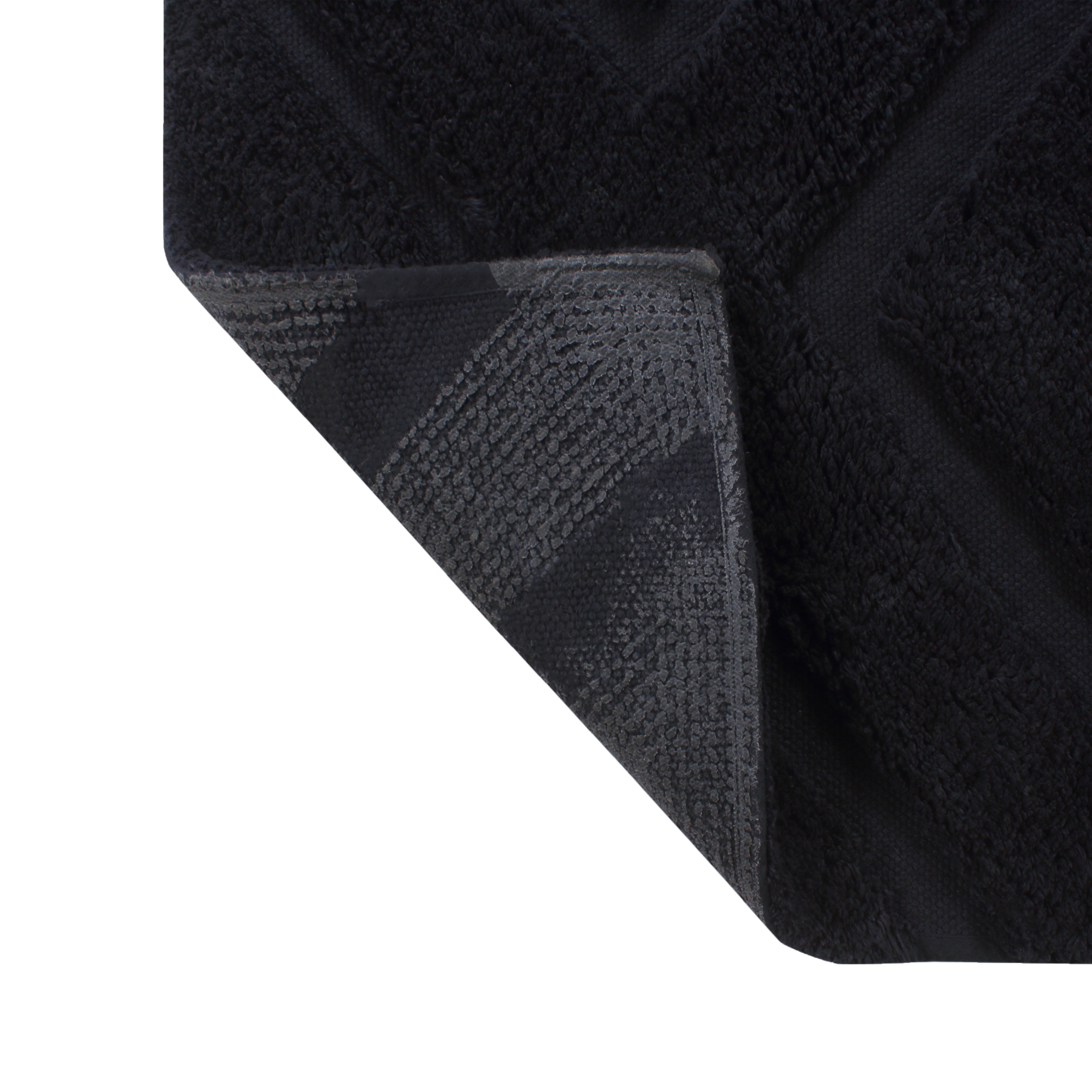 Tapis de bain l.50 x L.90 cm noir Gatsby SENSEA - 3