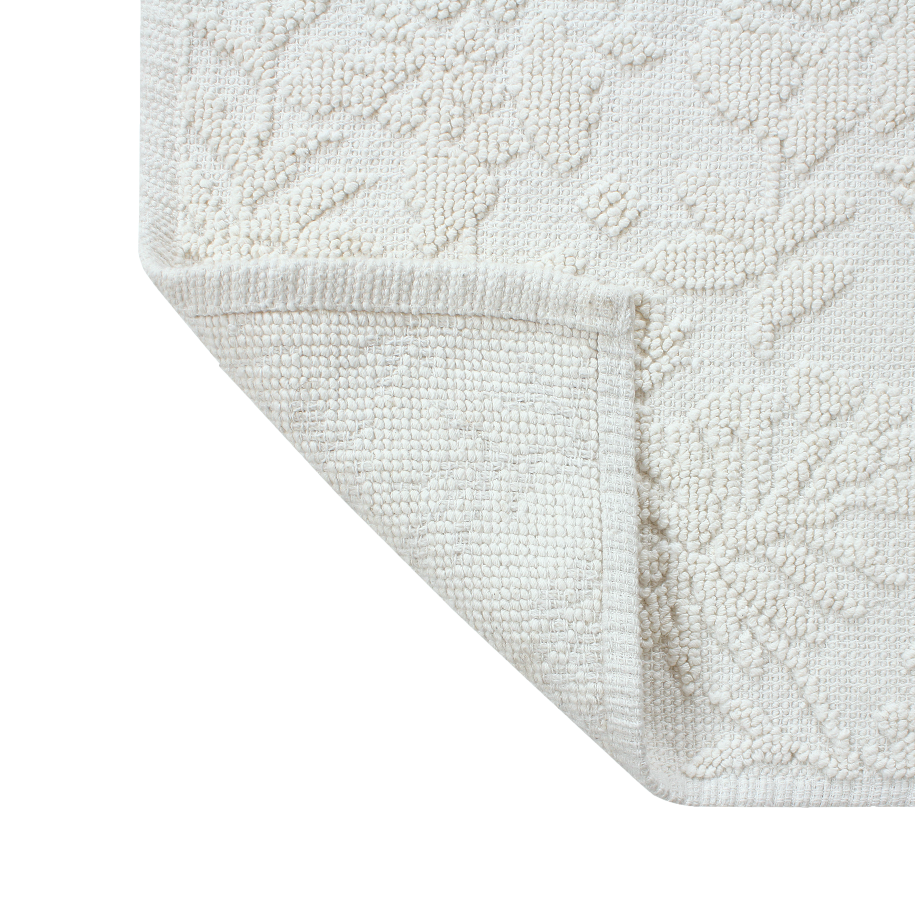 Tapis de bain l.50 x L.80 cm blanc Charm SENSEA - 3