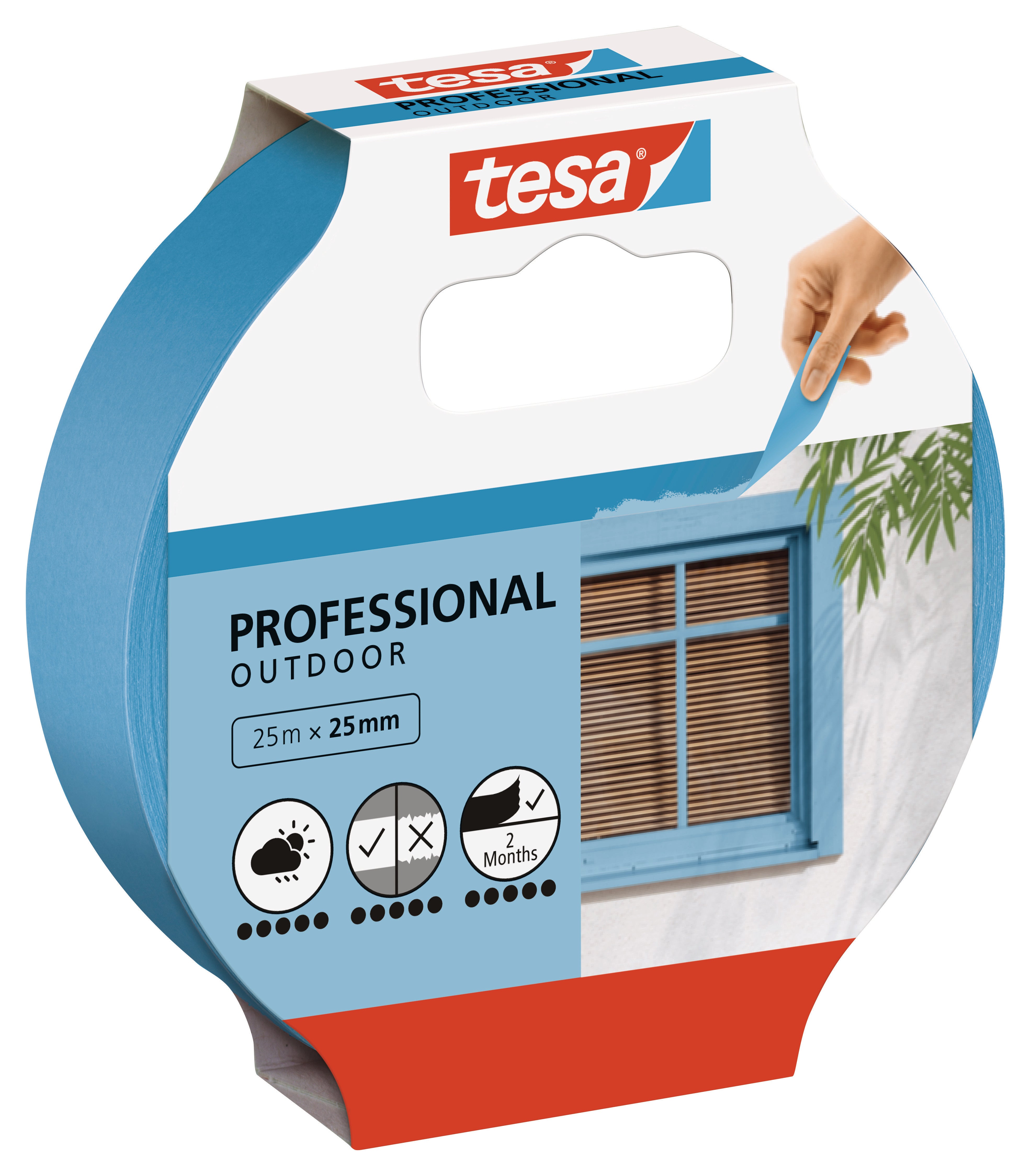Nastro per mascheratura TESA Professional 25 m x 25 mm multisuperficie - 8