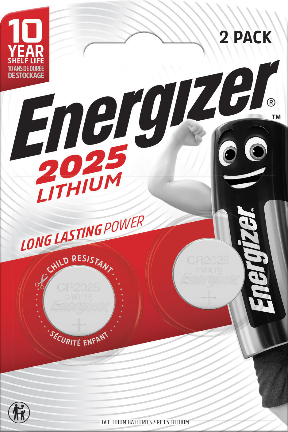 2 Pila CR 2025 ENERGIZER - 3