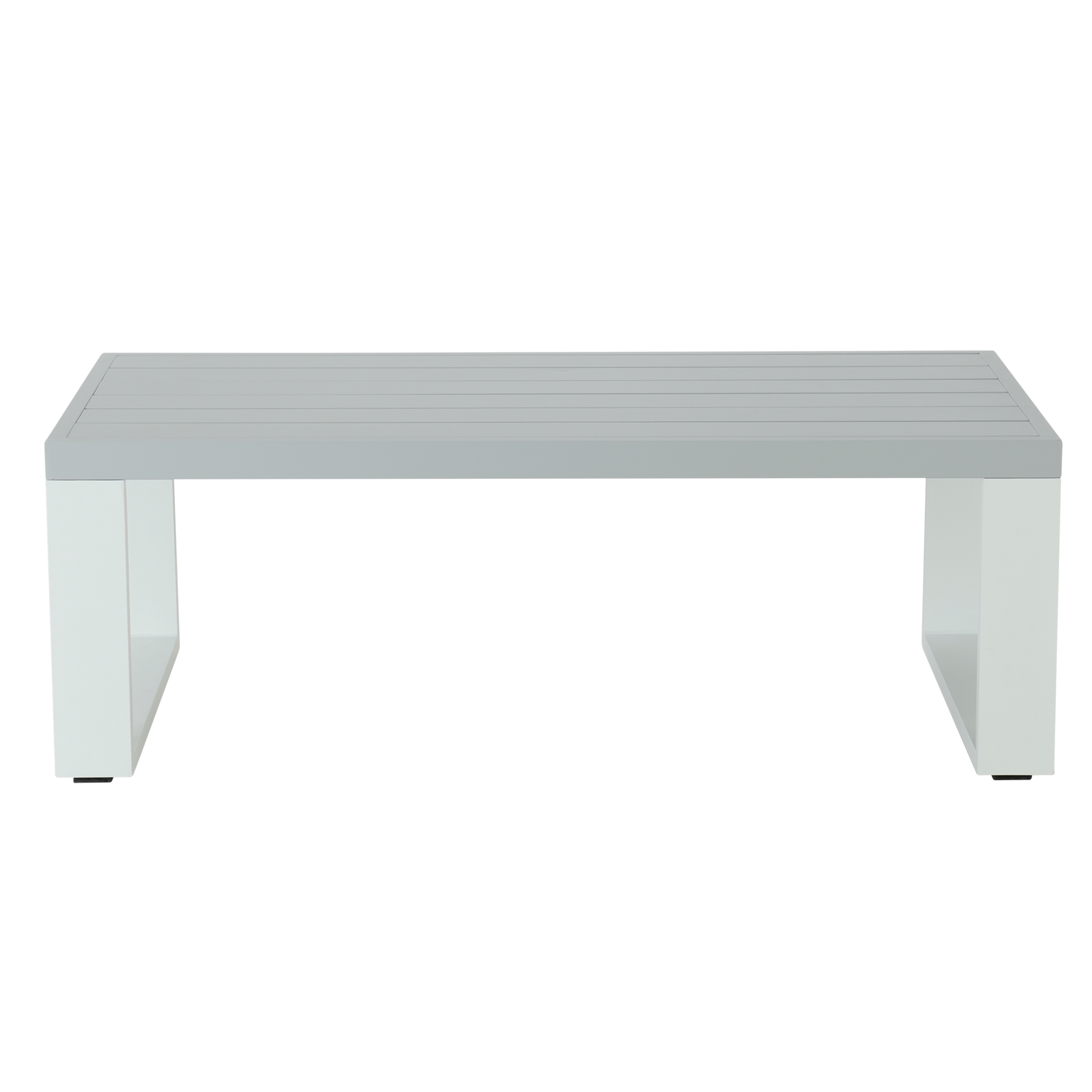 Mesa de centro retangular 130x68.5 cm branco Naterial Athena - 13