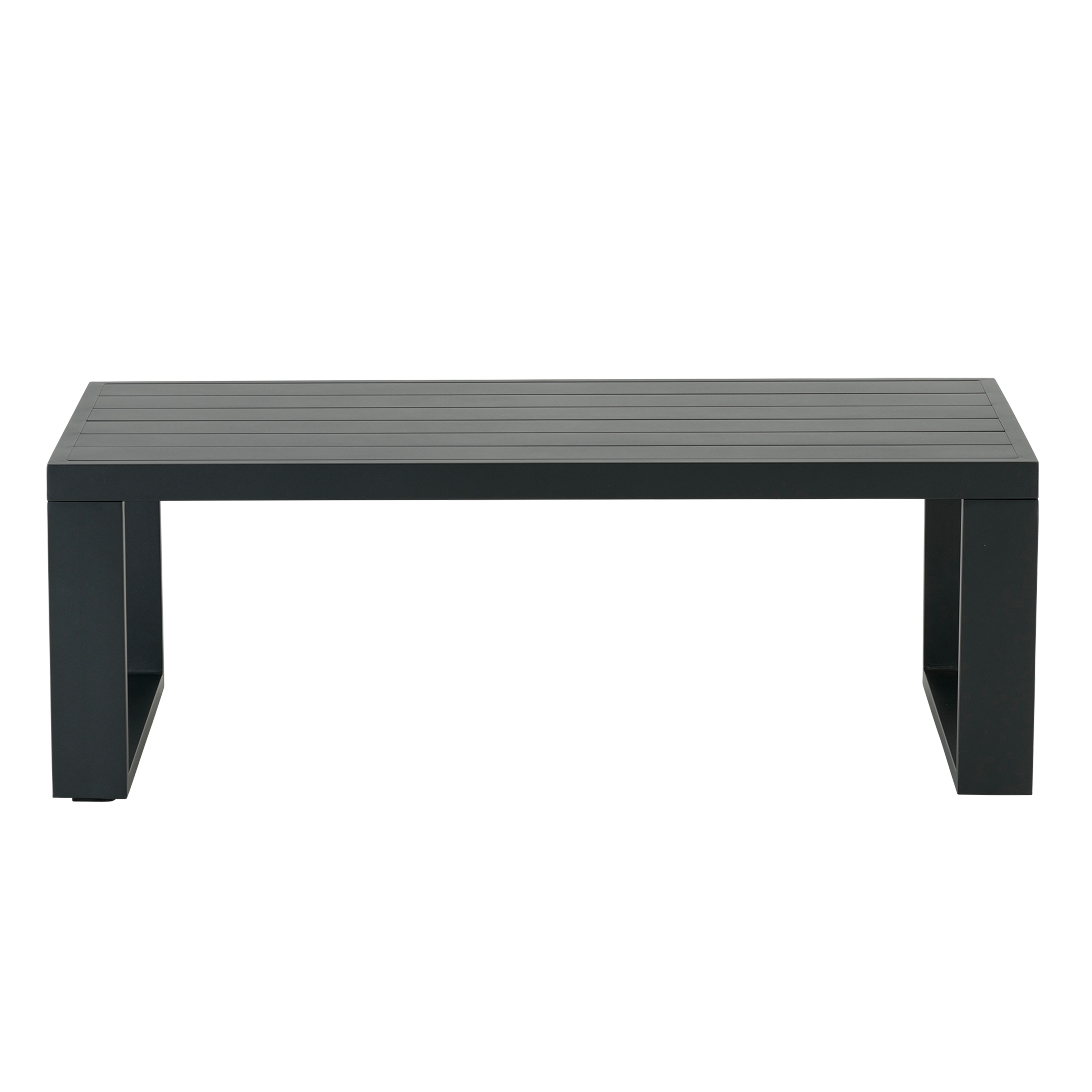 Table basse en aluminium, gris Athena NATERIAL - 5