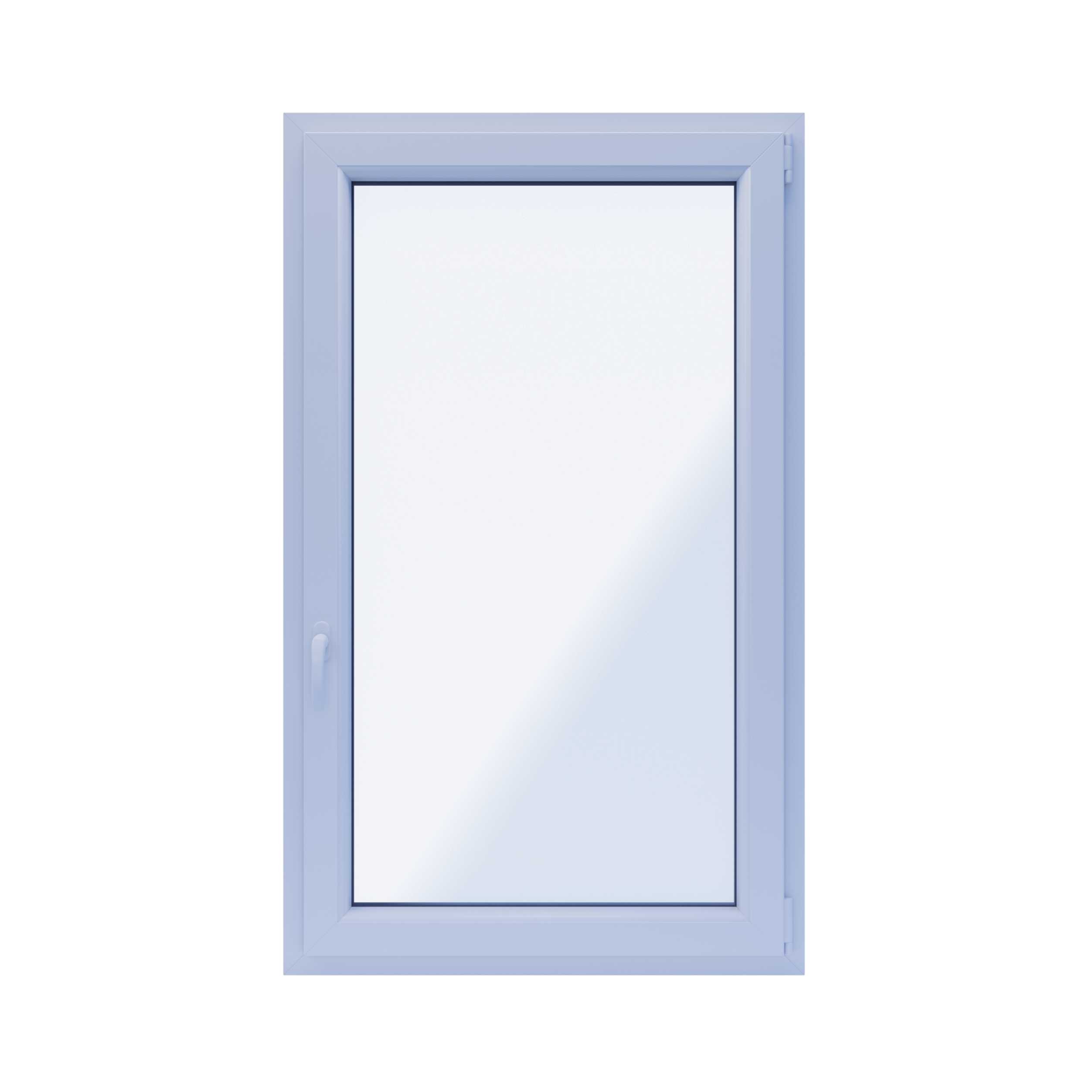 Okno PCV 2-szybowe fasadowe O30 złoty dąb 865x1435 mm otwierane do wewnątrz prawe Witraż - 2