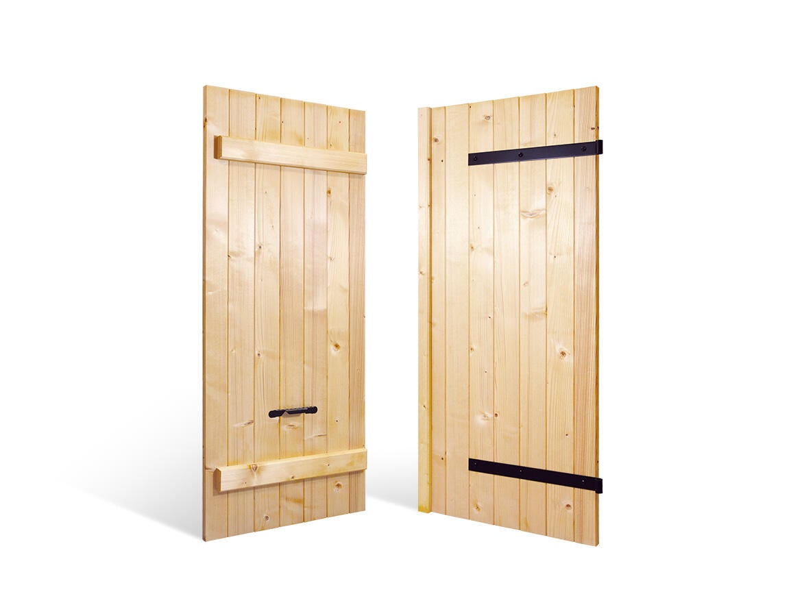 Volet battant bois Taïga, h.95 x l.60 cm, 1 vantail - 2