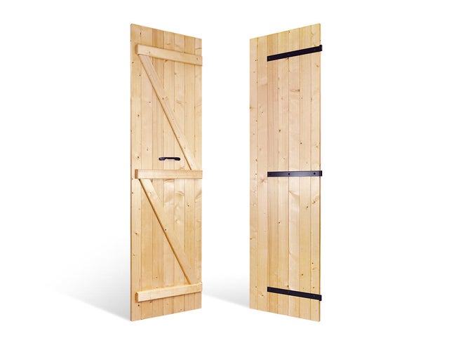 Volet battant bois Taïga, h.215 x l.80 cm, 1 vantail