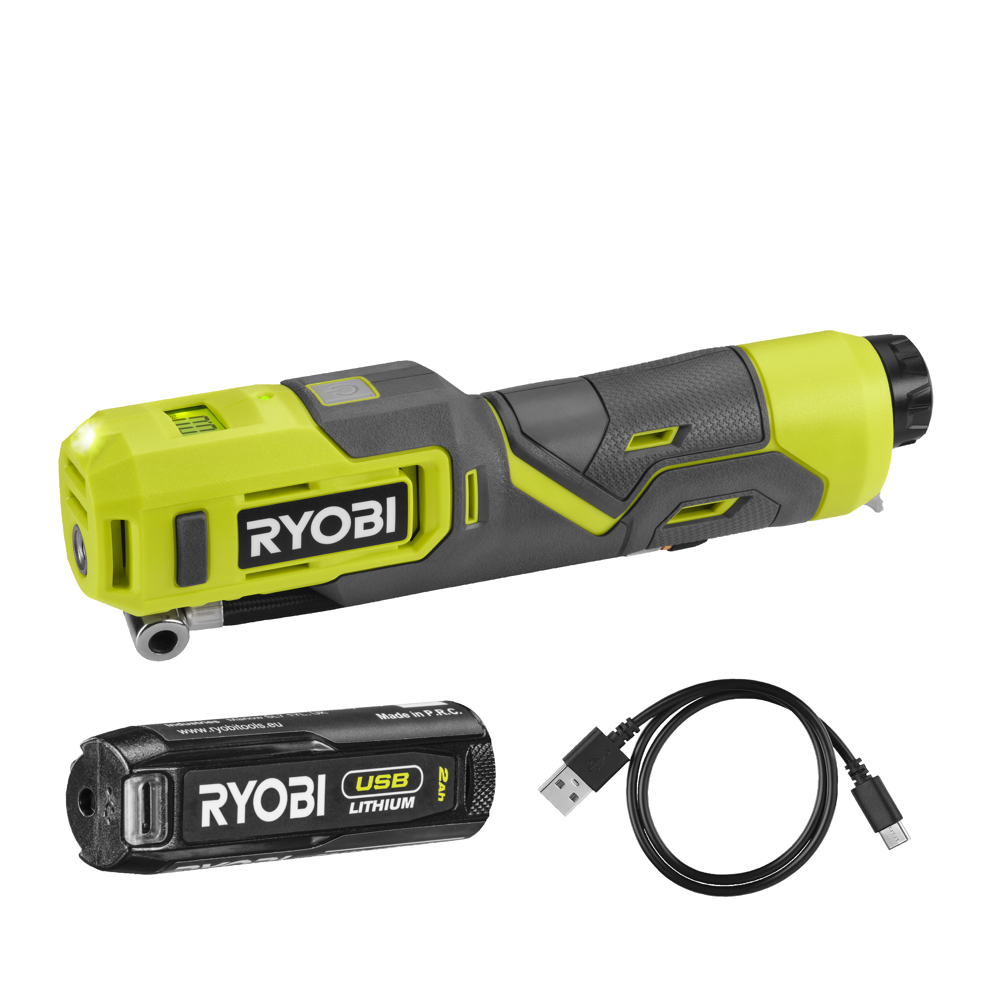Mini kompresor akumulatorowy 4V 1x2Ah RYOBI