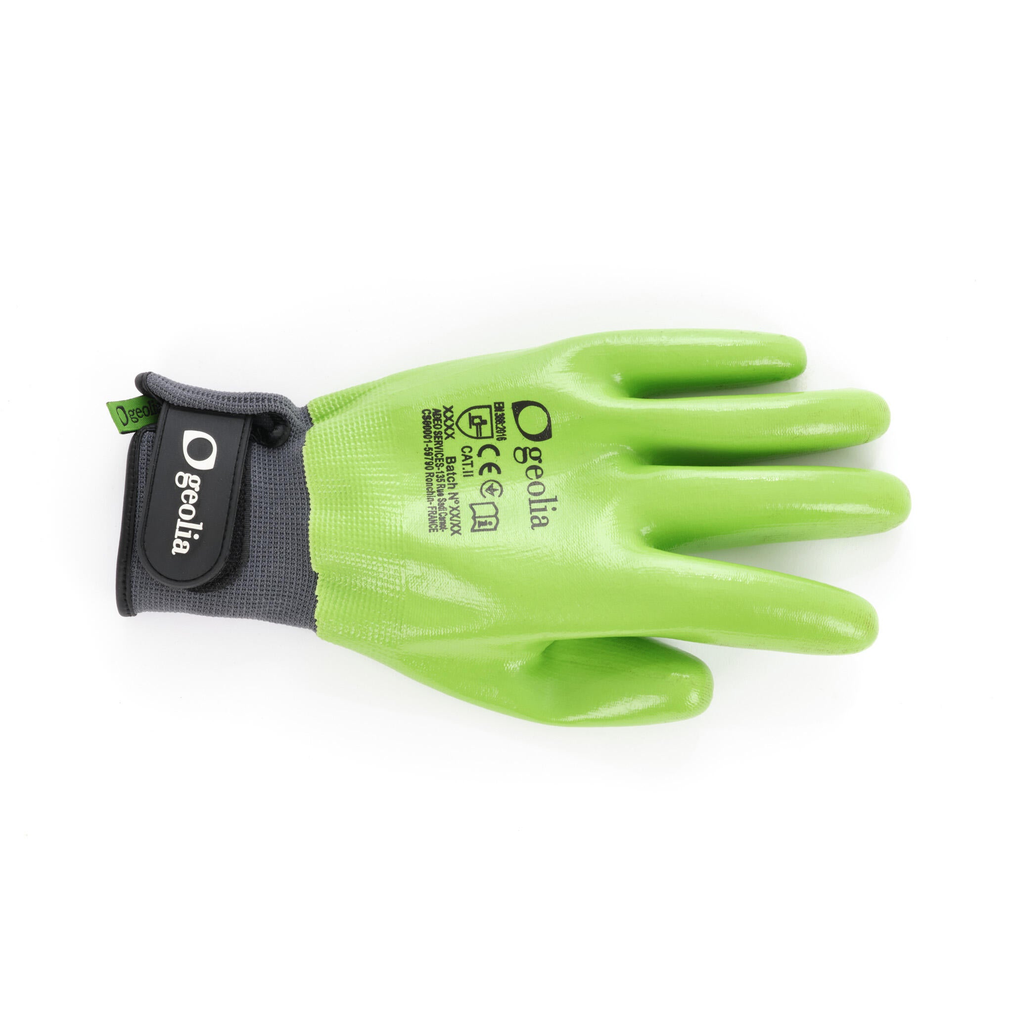 Paire de  gants pour les travaux de jardinage nitrile, T 10 GEOLIA - 4