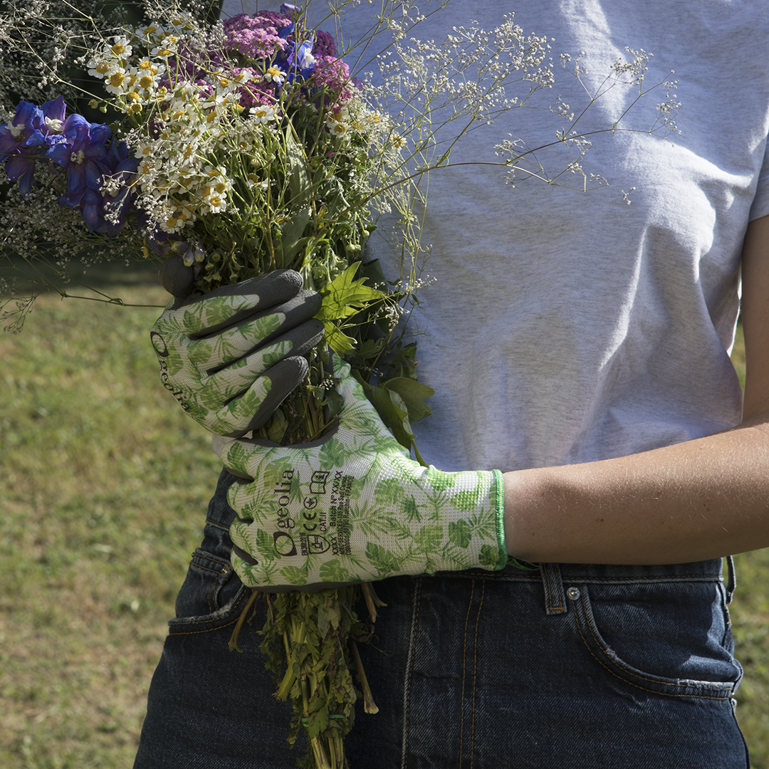Paire de  gants pour les travaux de jardinage mousse de latex, T 7 GEOLIA - 2