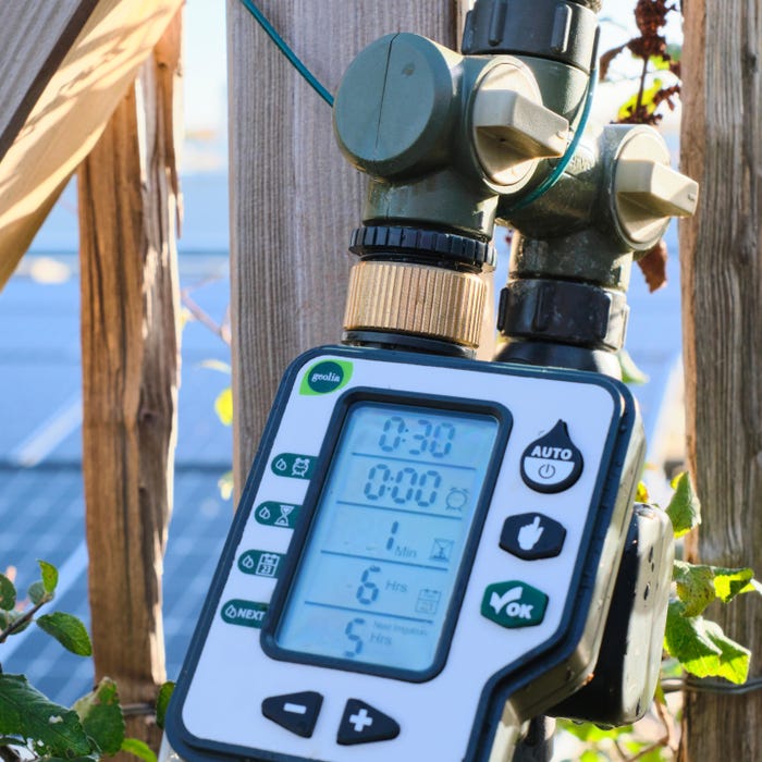 Programador de toque eletrônico unidirecional Geolia controlado com precisão