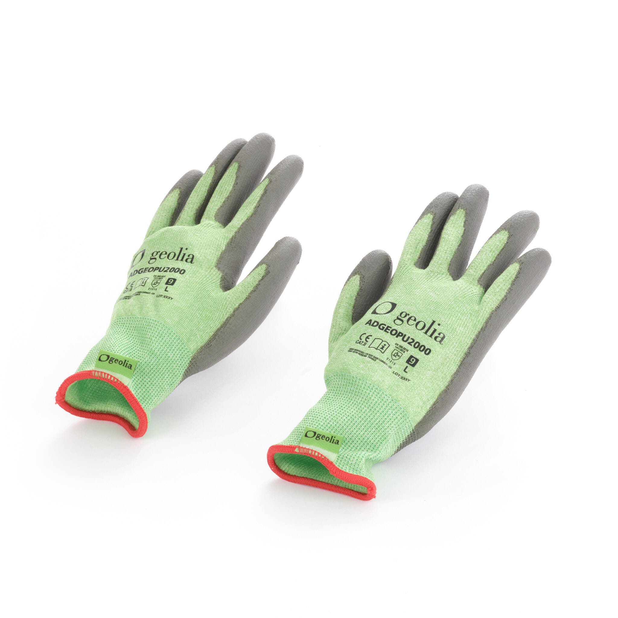 Paire de gants tactile pour les travaux de jardinage polyuréthane, T 8 ...