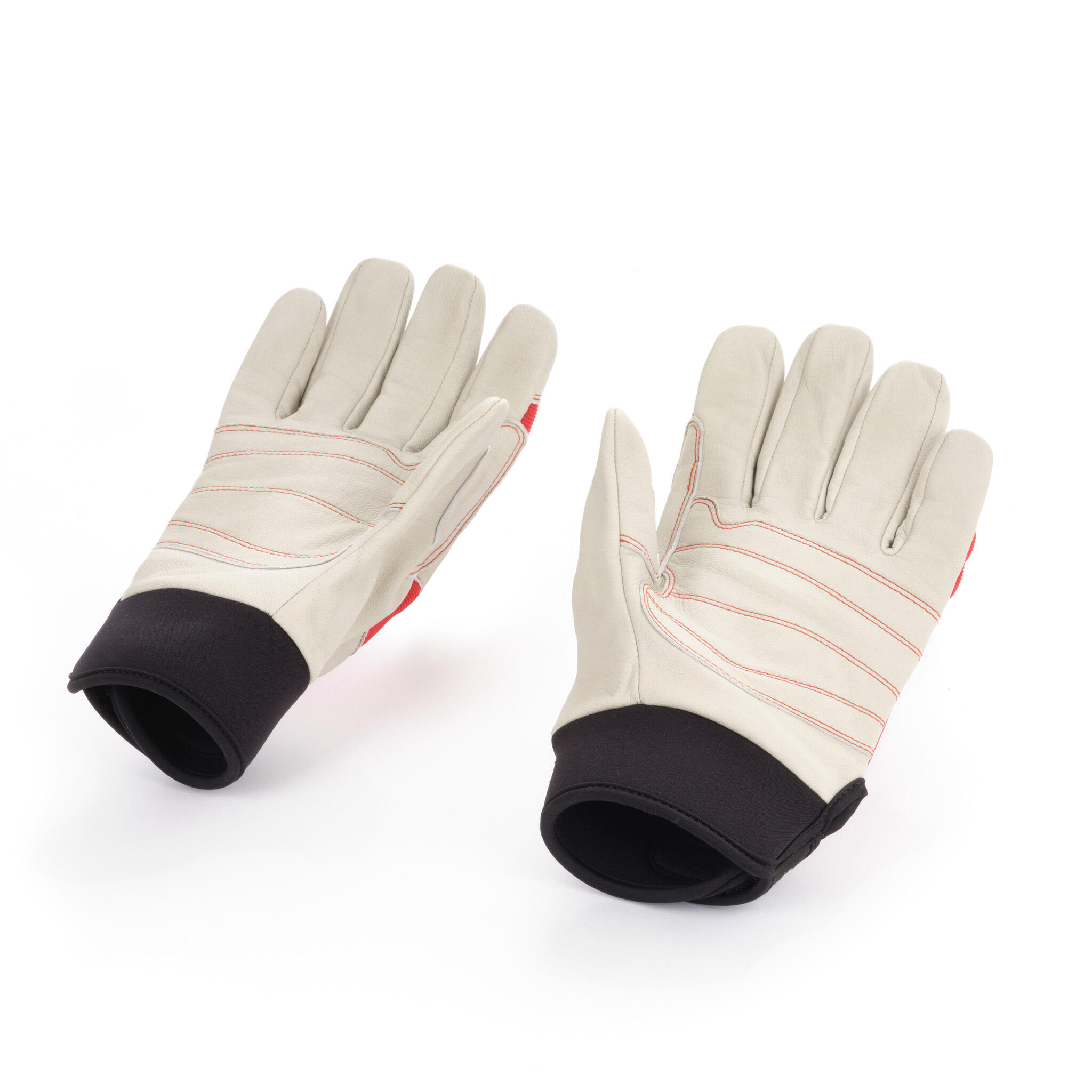 Paire de gants pour les travaux de jardinage cuir, T 9 STERWINS - 5