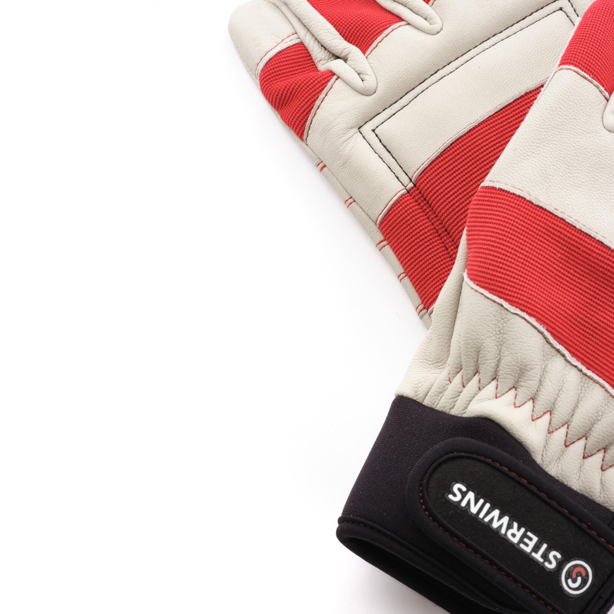 Paire de gants pour les travaux de jardinage cuir, T 9 STERWINS - 6