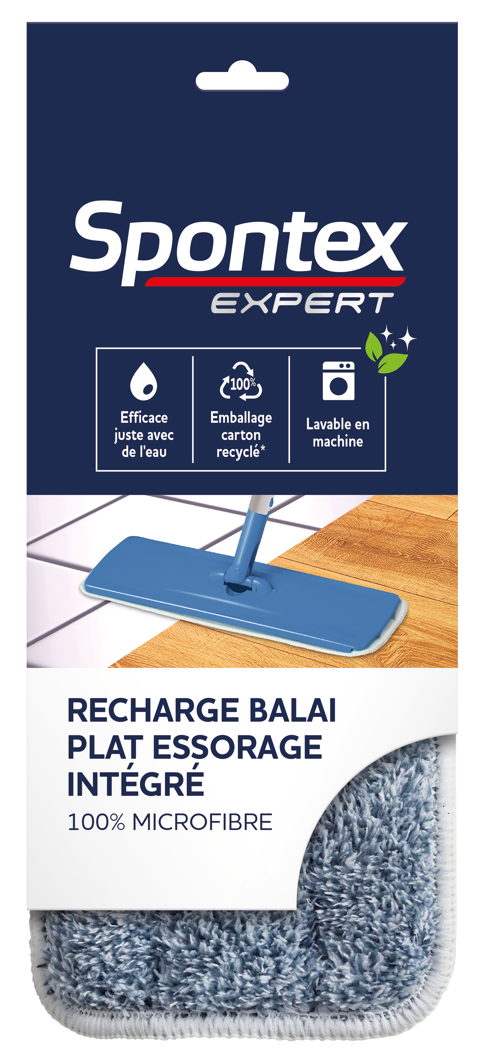 Recharge balai plat pour sols SPONTEX EXPERT | Leroy Merlin