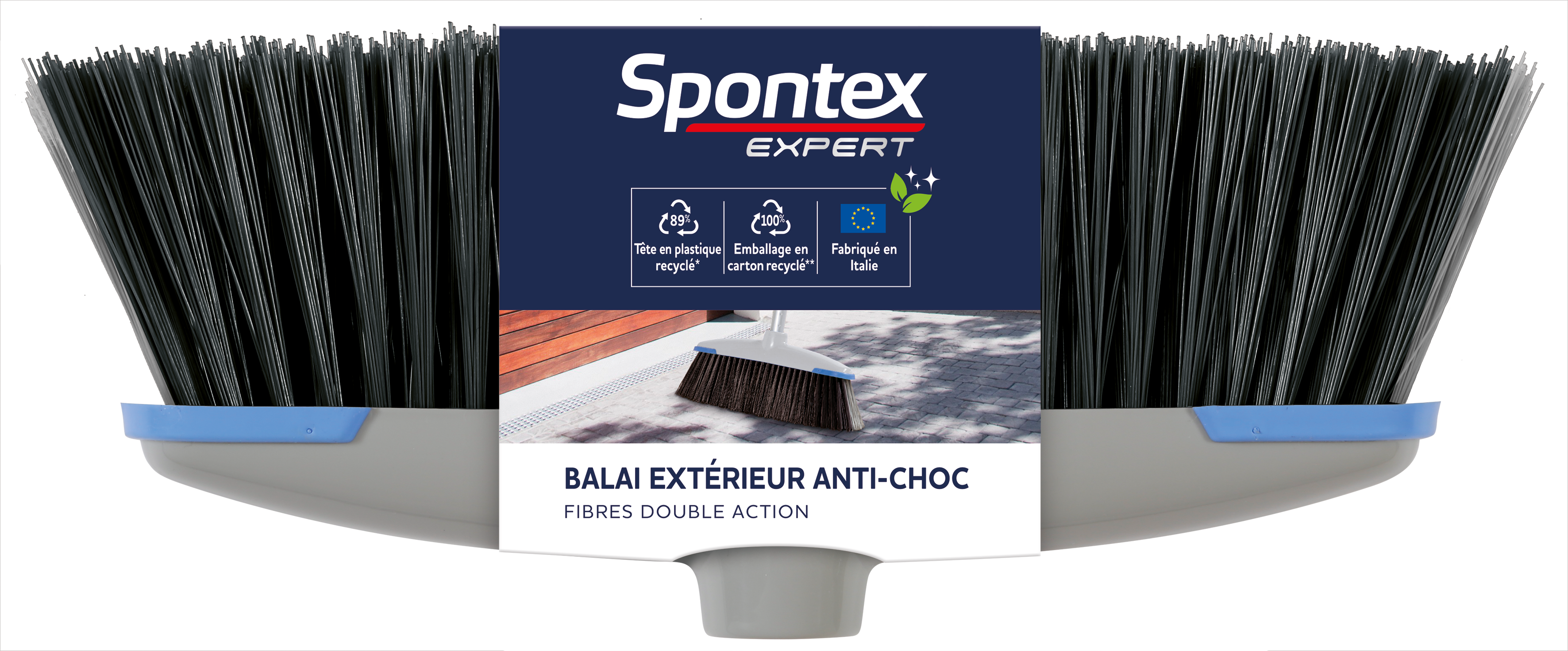 Balai antichoc extérieur SPONTEX EXPERT | Leroy Merlin
