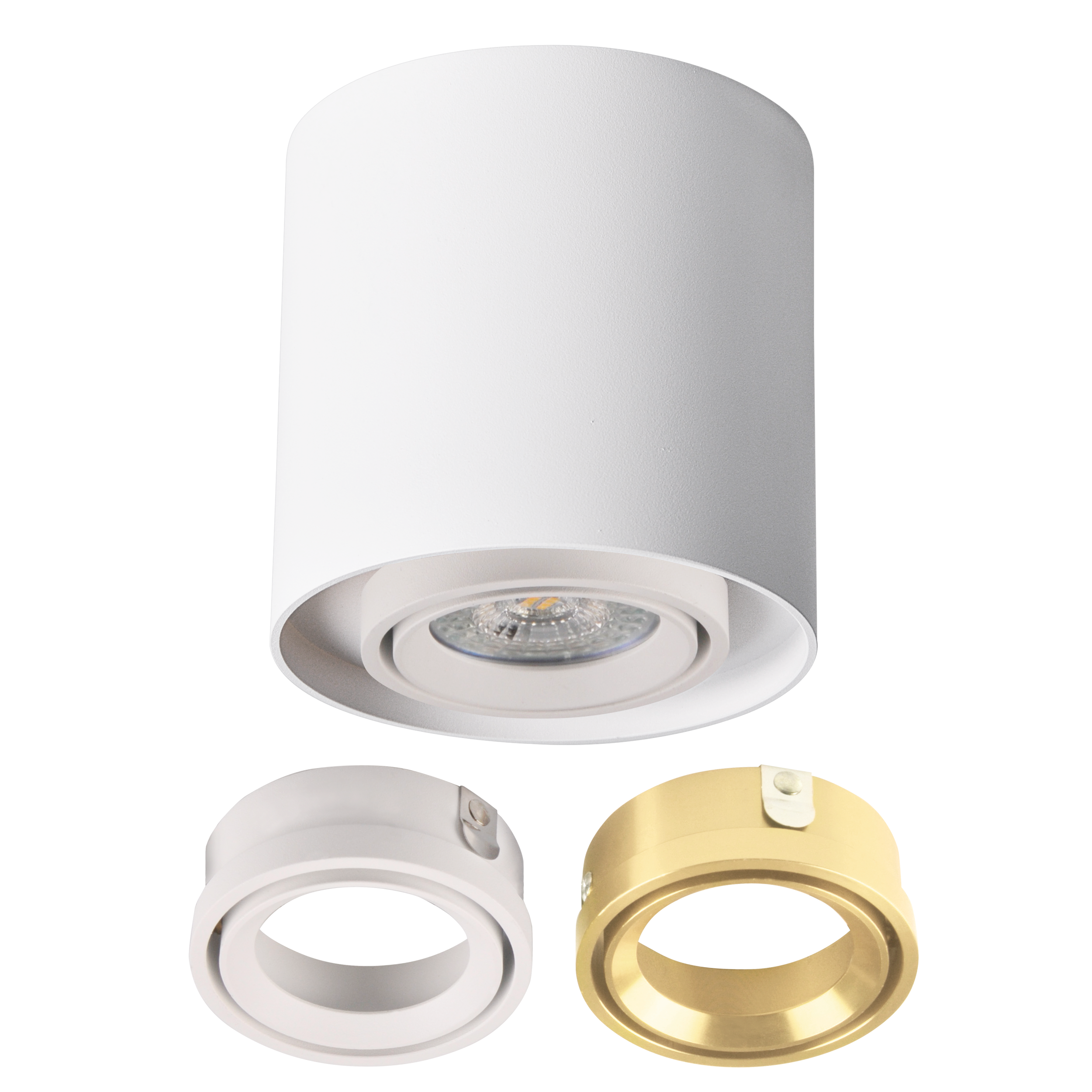 Oprawa natynkowa Xeno biało-złota GU10 Goldlux - 7