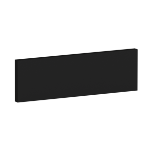 Façade extérieure SPACEO Evo'M Vienne noir H.12,5 pour tiroir H.8 X L.40 cm