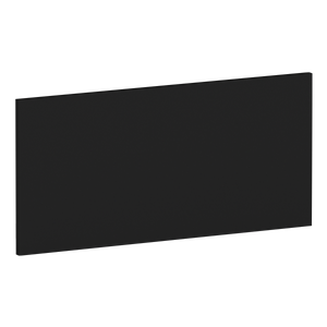 Façade extérieure SPACEO Evo'M Vienne noir H.38,1 pour tiroir H.25 X L.80 cm