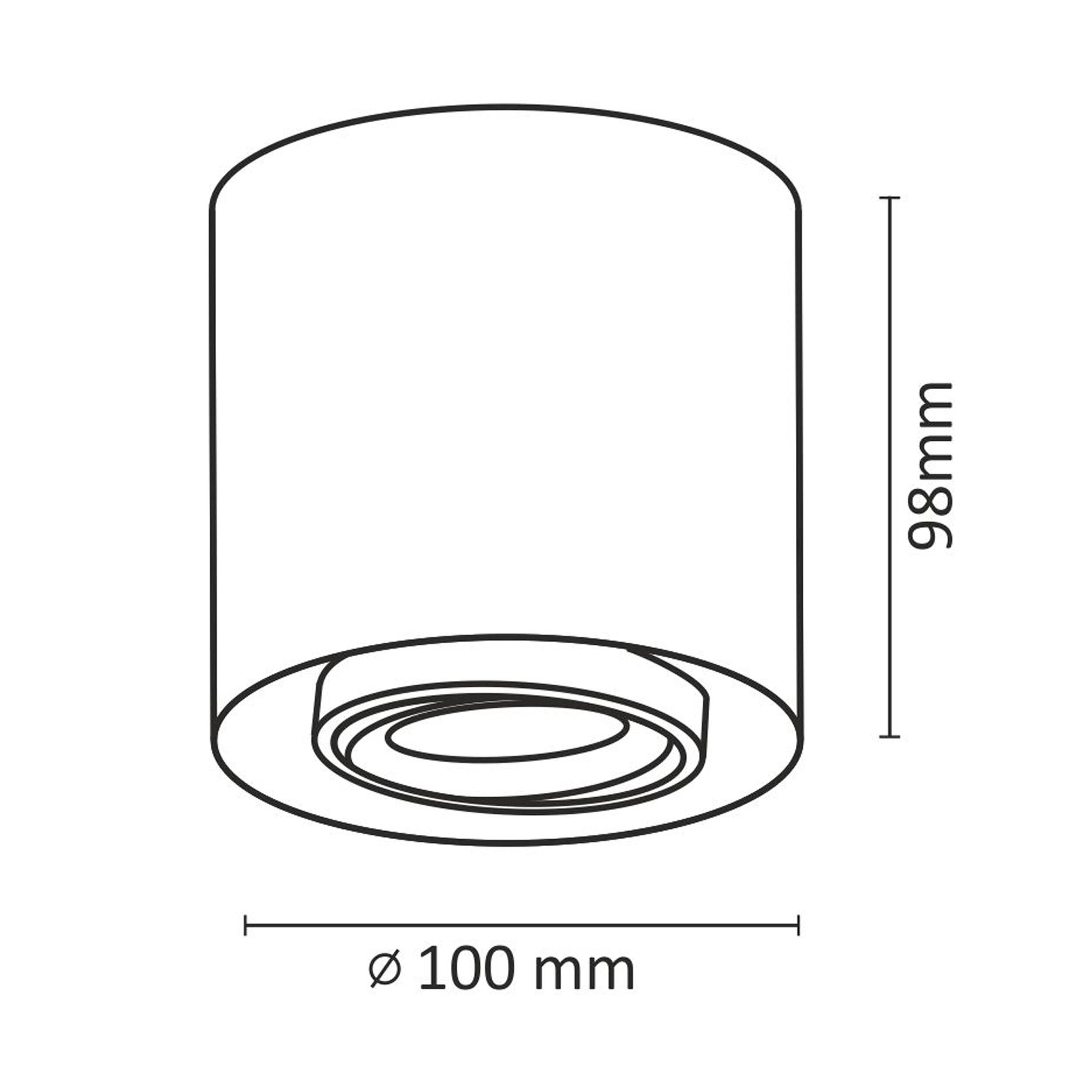 Oprawa natynkowa Xeno biało-złota GU10 Goldlux - 4