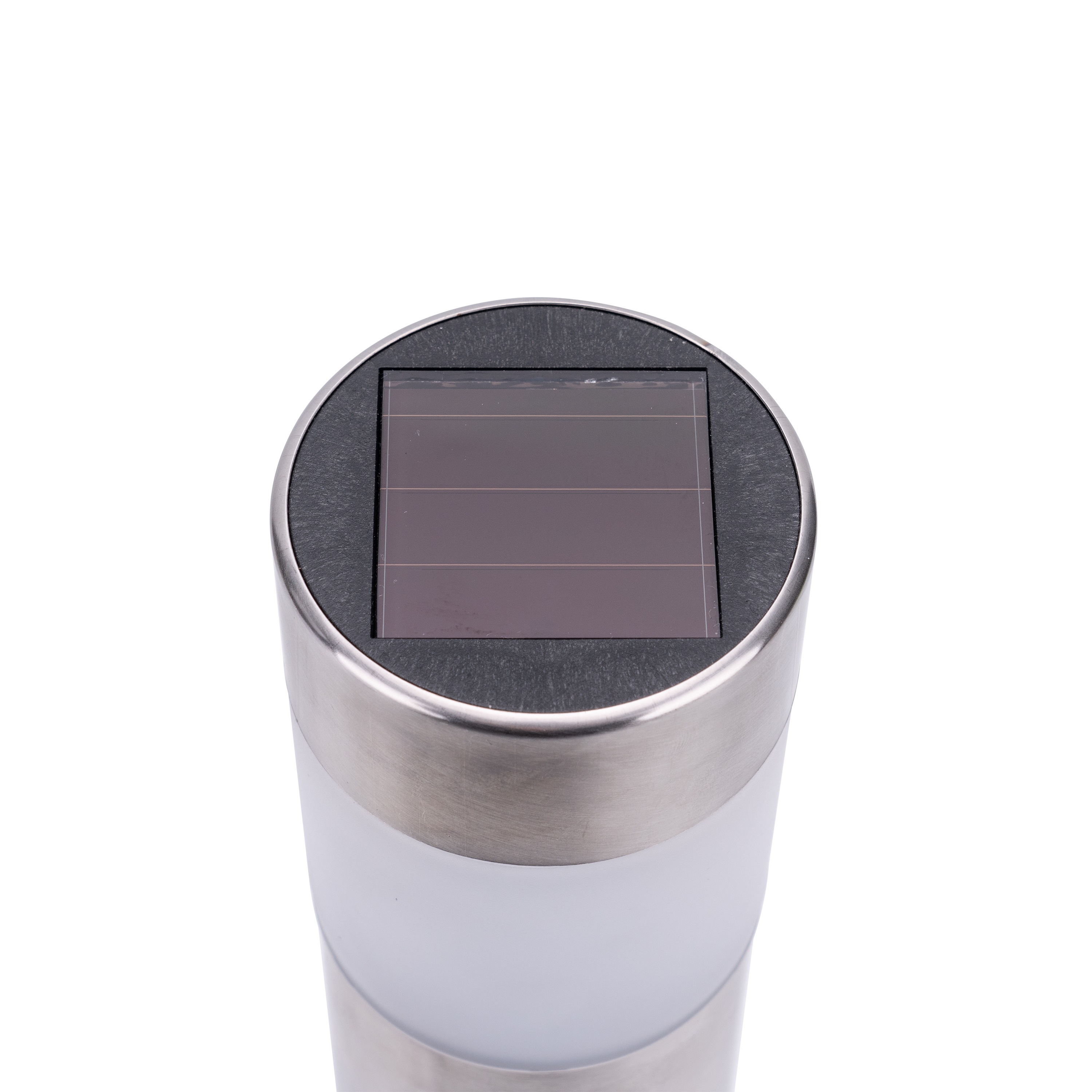 Pack de 2 balizas de jardín solar exterior LED acero gris INSPIRE Praia IP44 con sensor crepuscular - 7