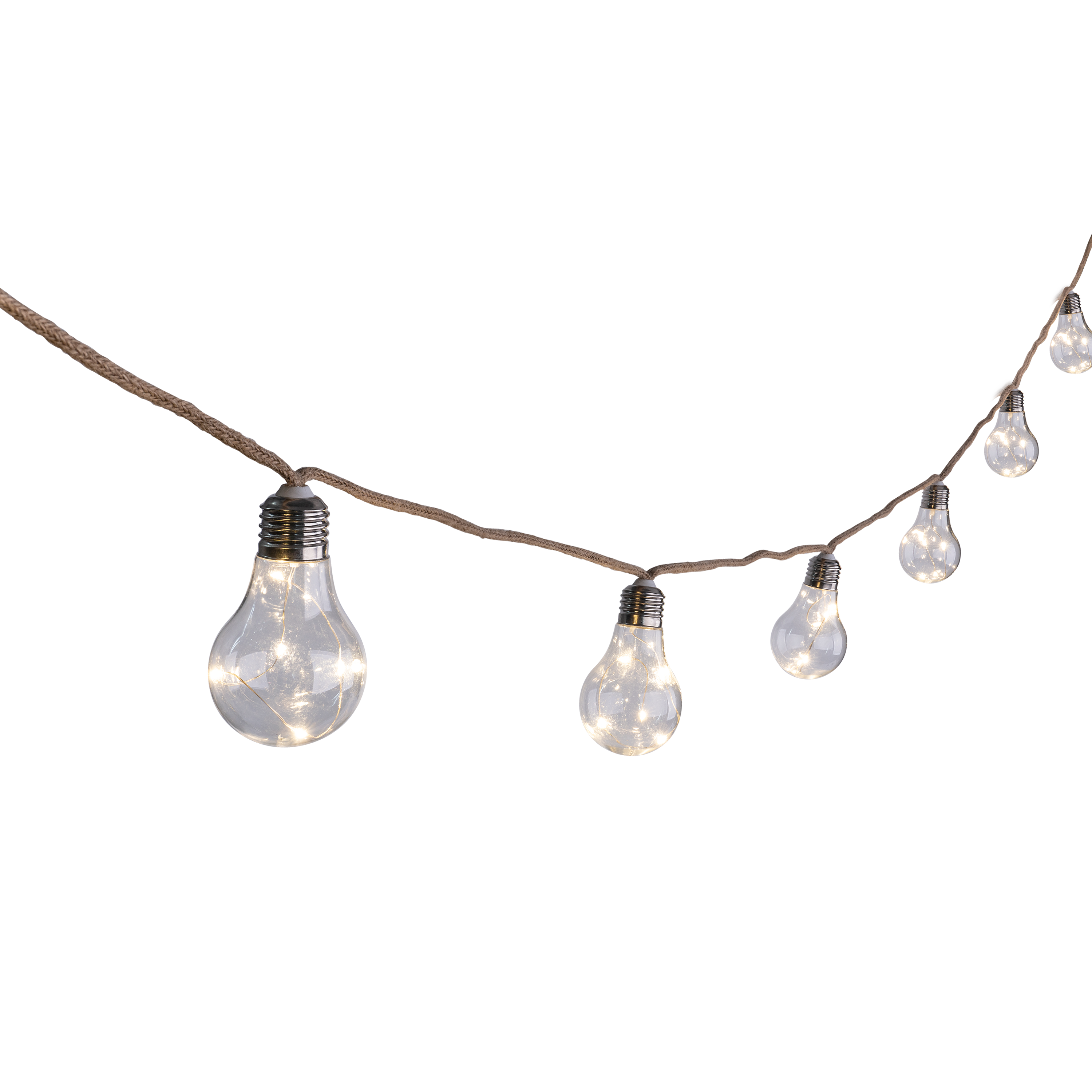 Guirlande solaire 3 mètres 10 ampoules, blanc chaud, Mima INSPIRE - 4