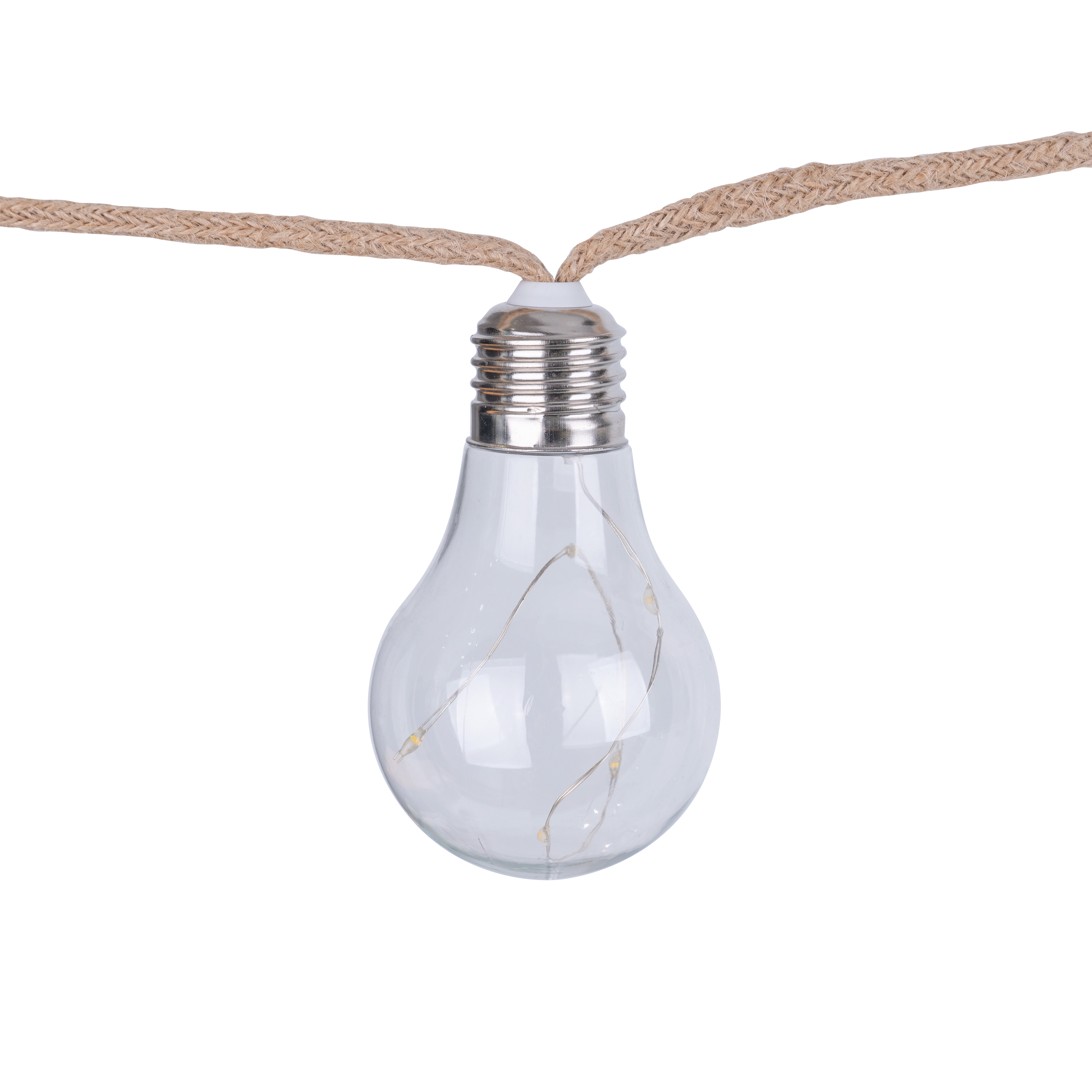 Guirnalda solar exterior LED 10 luces blanco cálido con sensor crepuscular INSPIRE Mima 5,7m IP44 y 8h. autonomía - 4