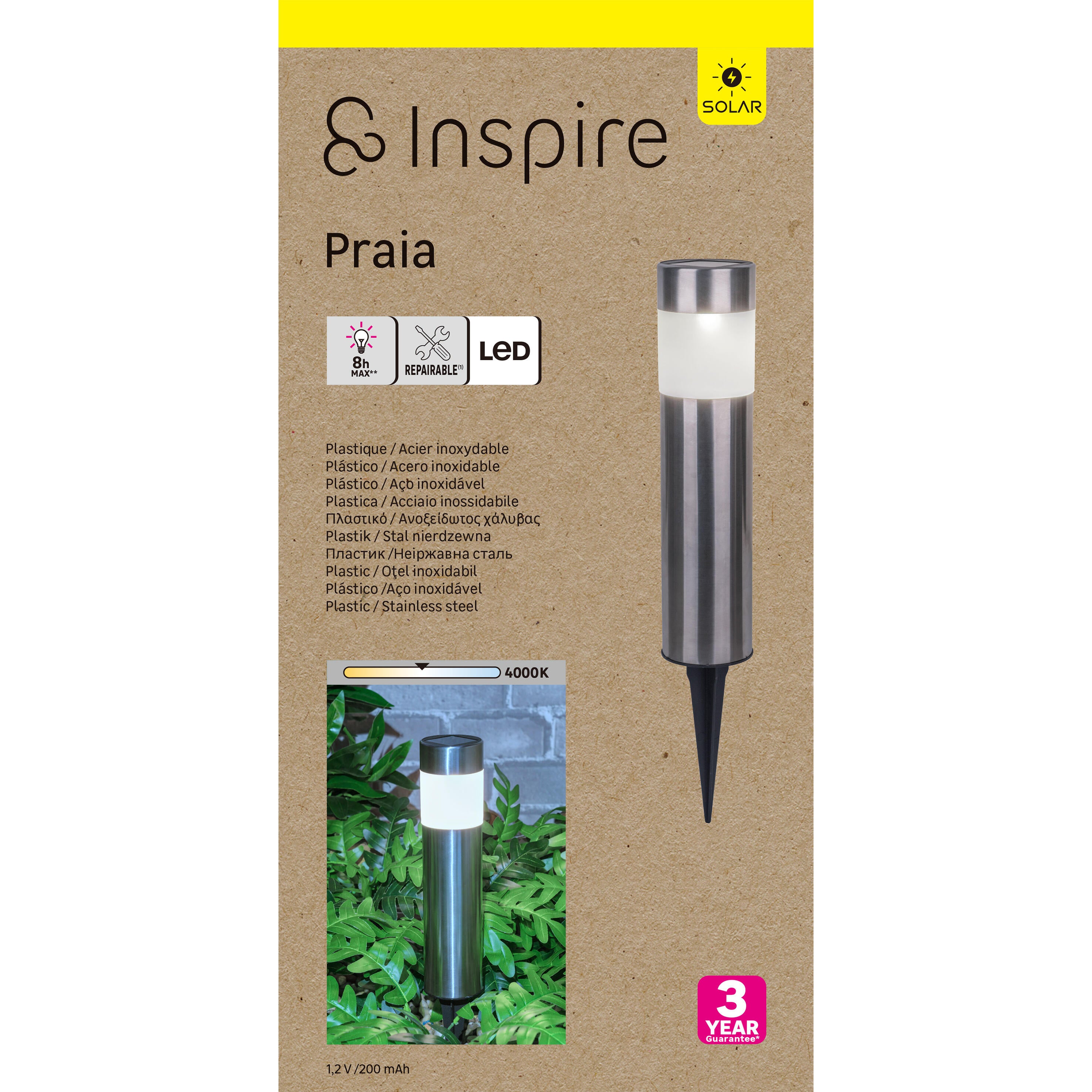 Picchetto solare Praia H39cm INSPIRE - 12