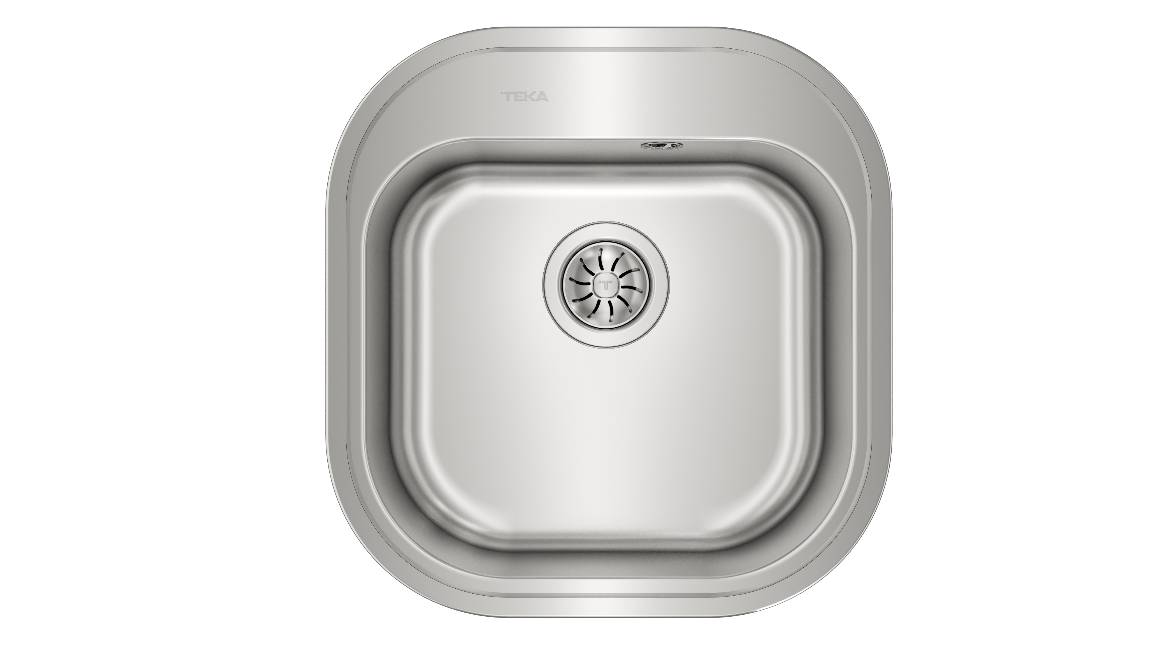 Fregadero de acero inox teka stylo 49 x 46.5 cm