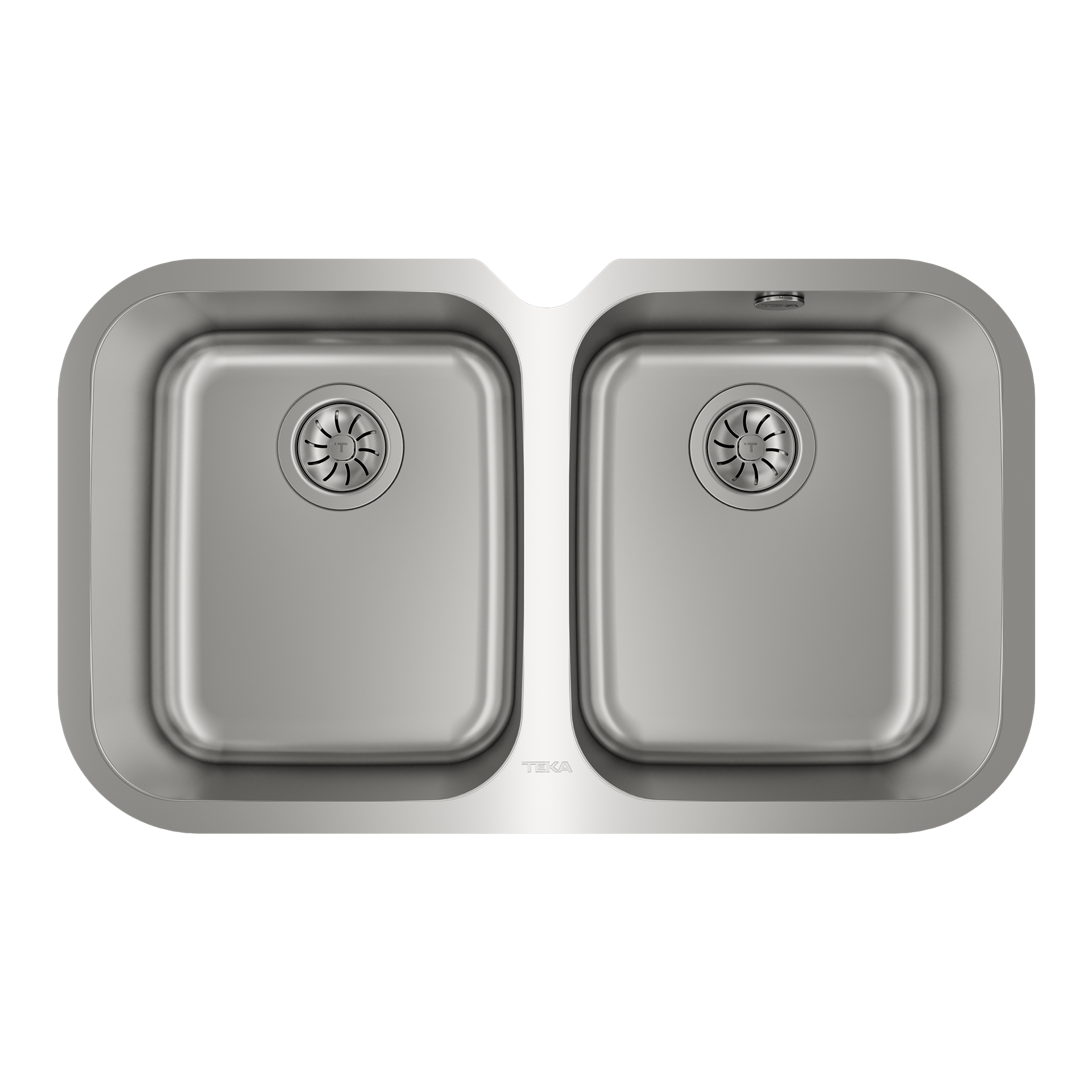 Fregadero de acero inox teka bajo encimera 45 x 76.5 cm