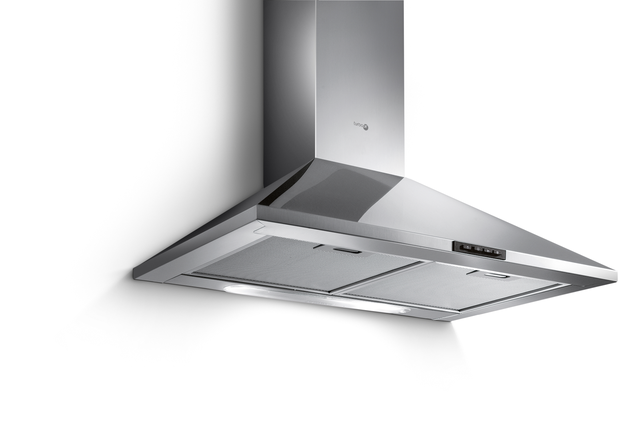 Campana decorativa TURBOAIR CERTOSA con 3 velocidades 60 cm 395 m/h inox clase D