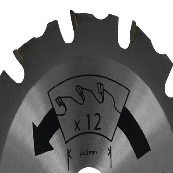 Denture de chant spécificité disque à tronçonner Tivoly