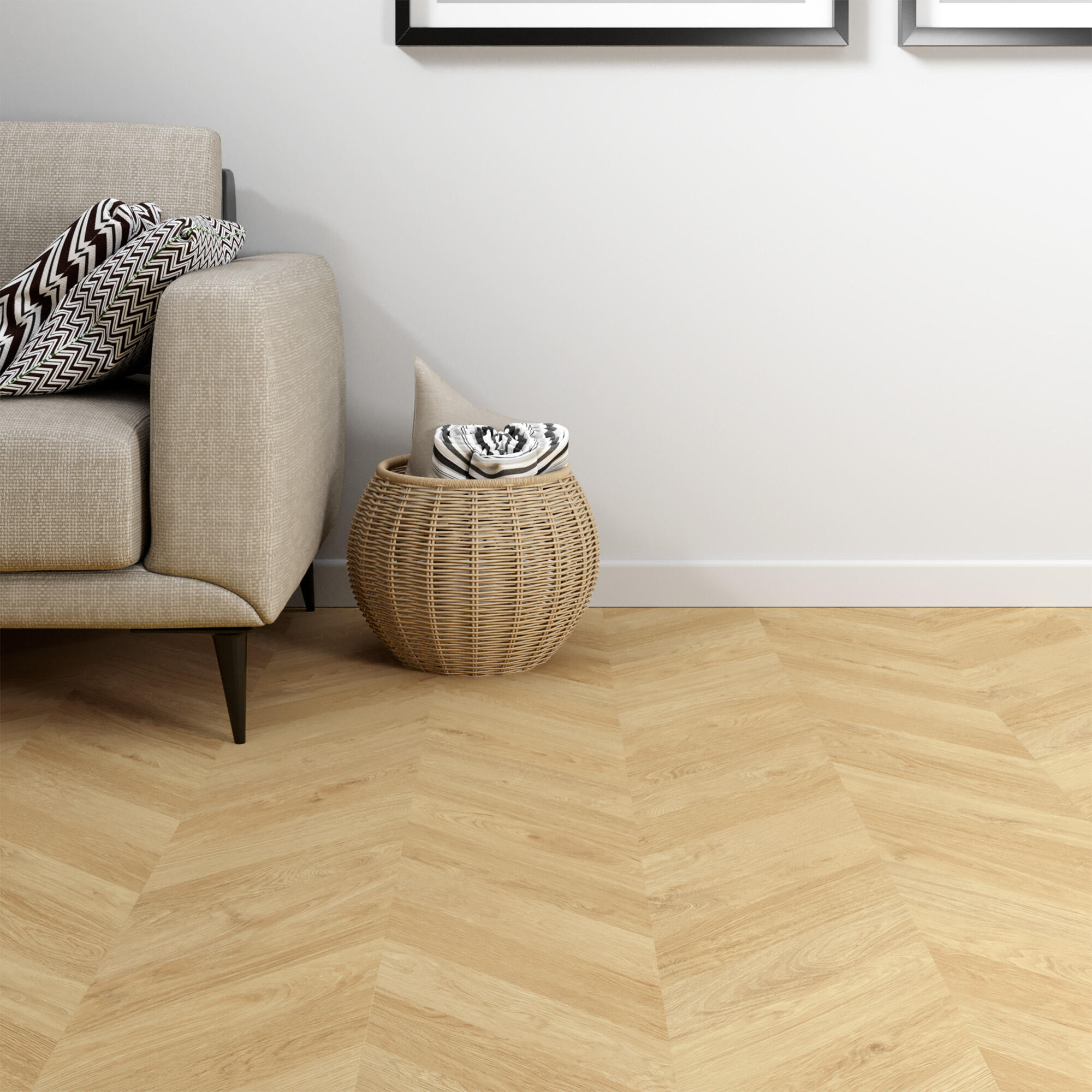 Rodapié  de madera de 240x7.8cm blanco BL000 ARTENS - 4