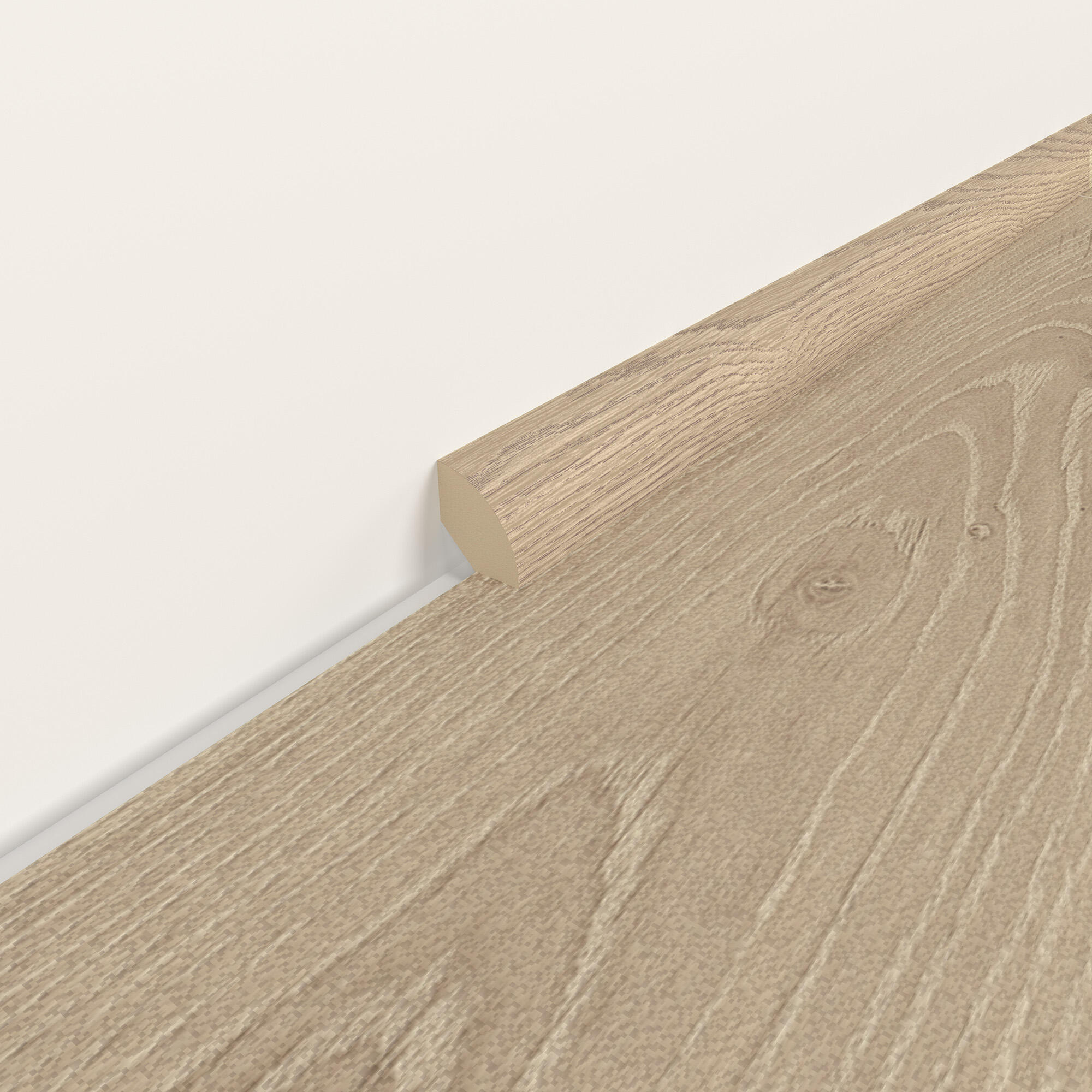 Rodapié  de mdf de 240x1.2cm gris oscuro  ARTENS - 4